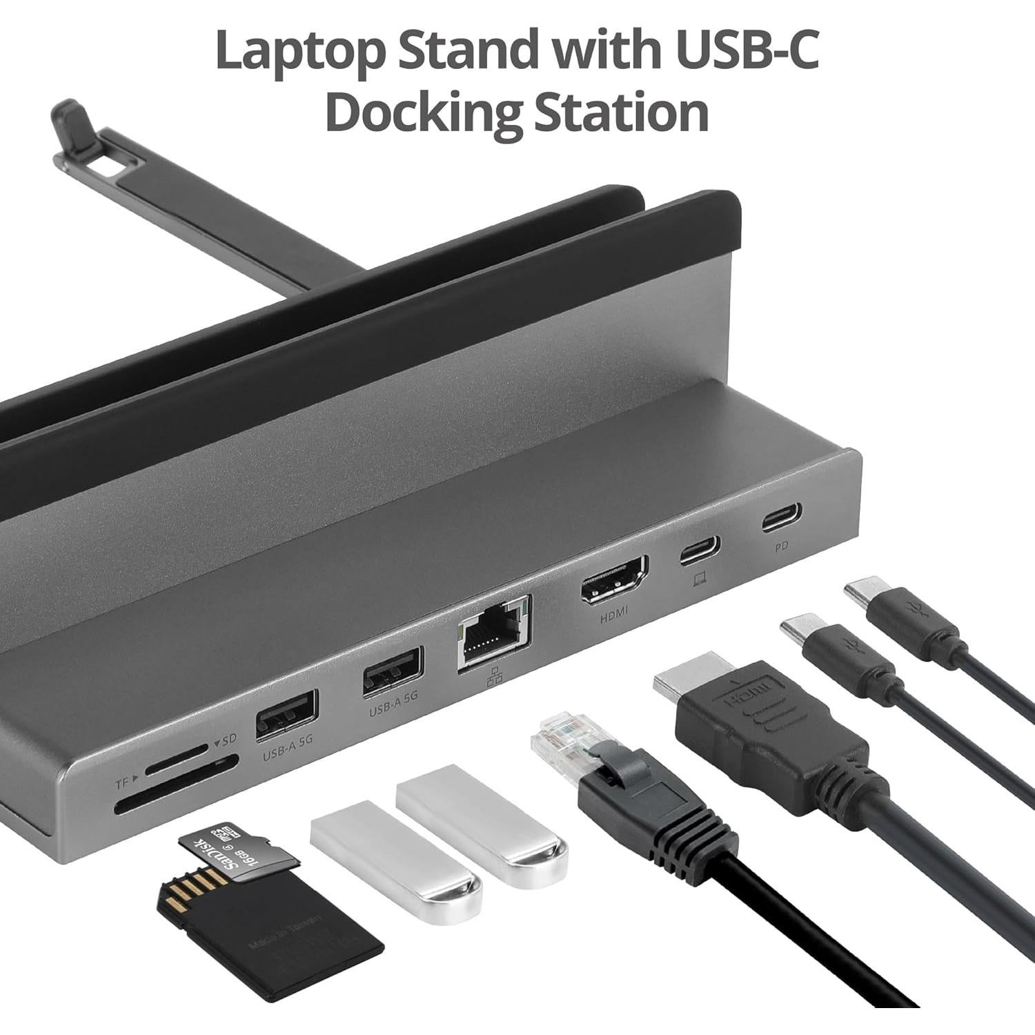 Estación de Acoplamiento USB-C SIIG 4K 60Hz Ethernet 100W