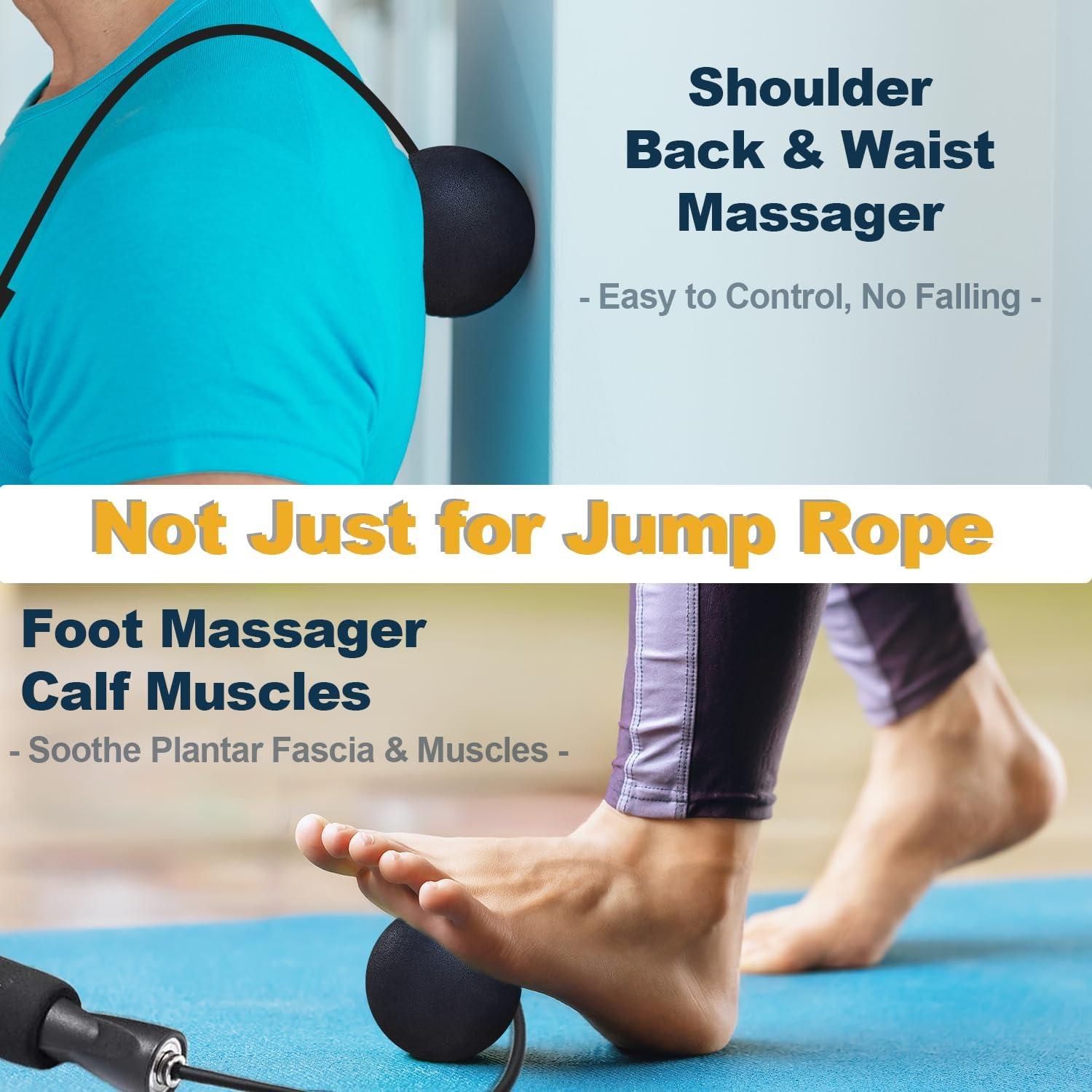 Cuerda de Salto 2 en 1 Coniflor - Sin Enredos y Ajustable