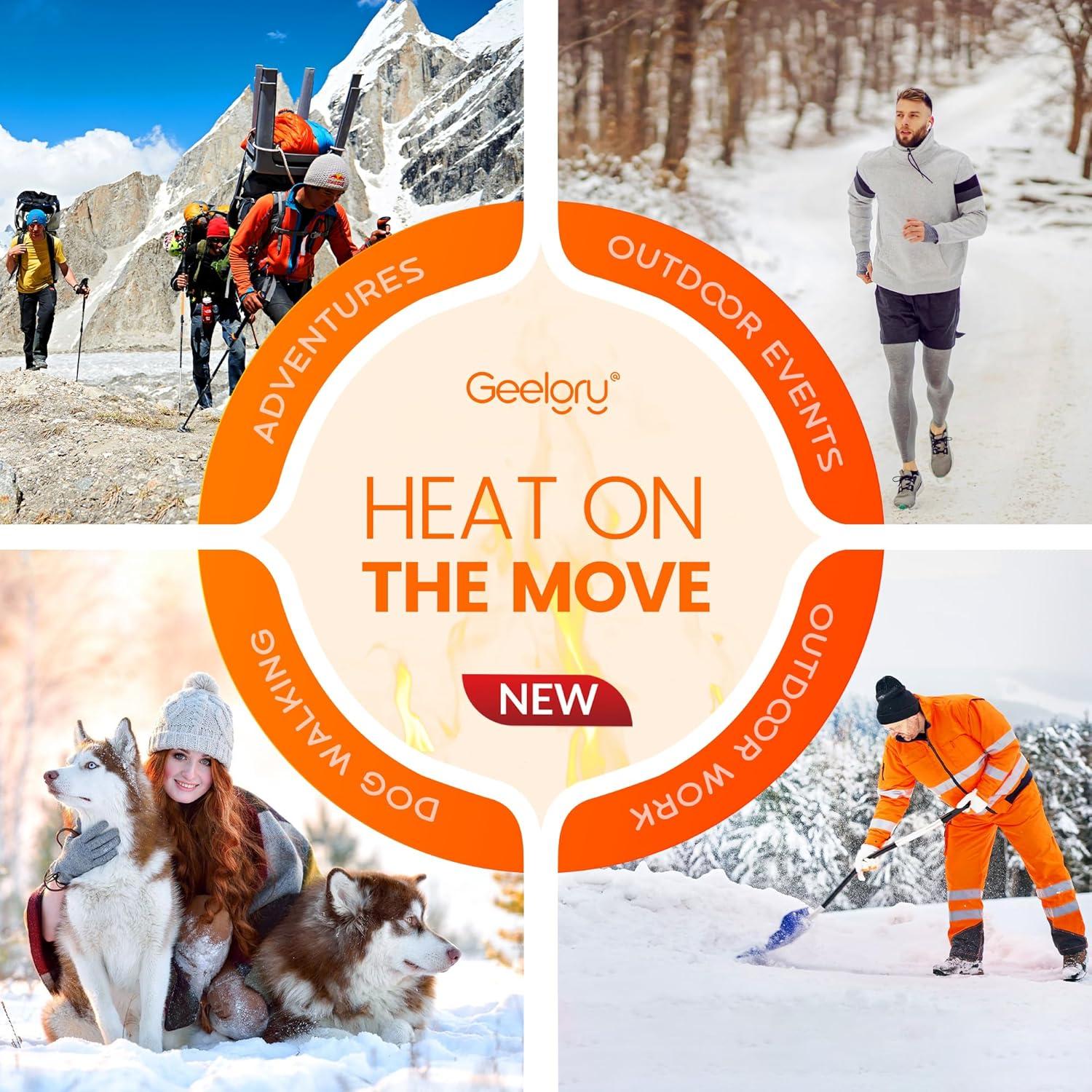 Calentadores de Manos Desechables GEELGRY 90 Pcs Duraderos 12h