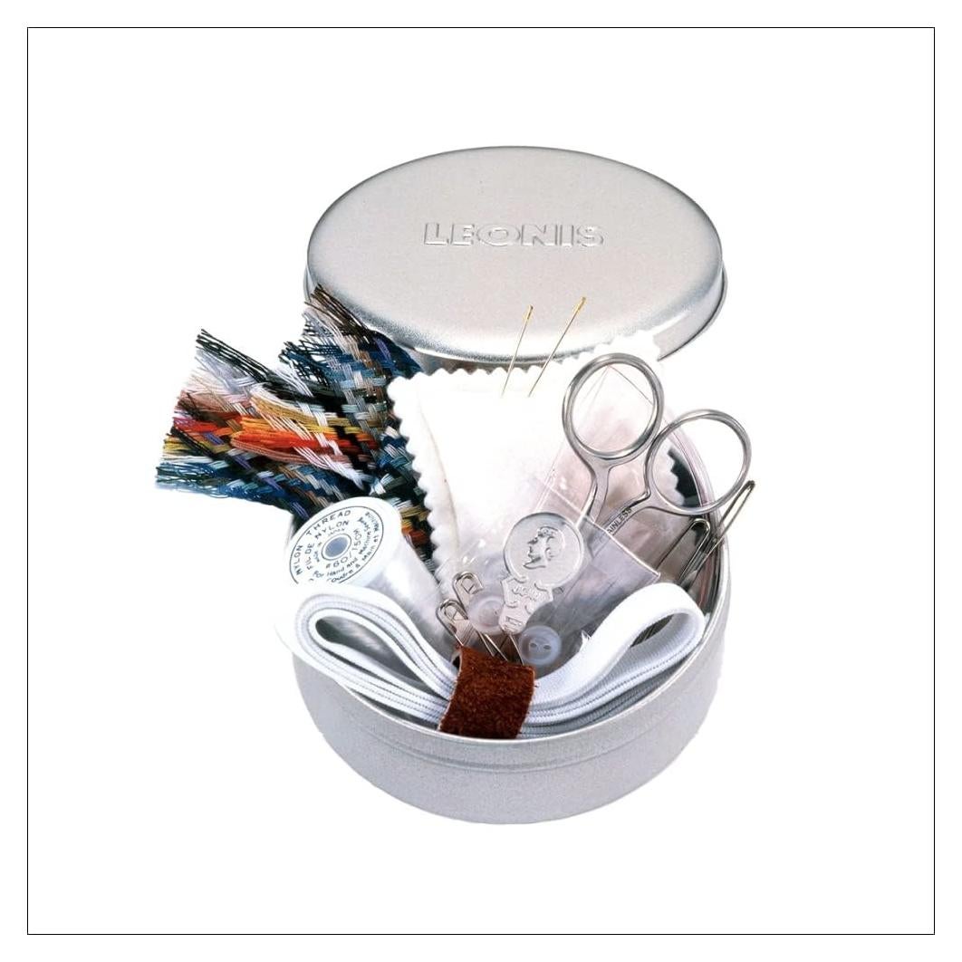 Kit de Costura Deluxe LEONIS 128 Hilos 30 Colores