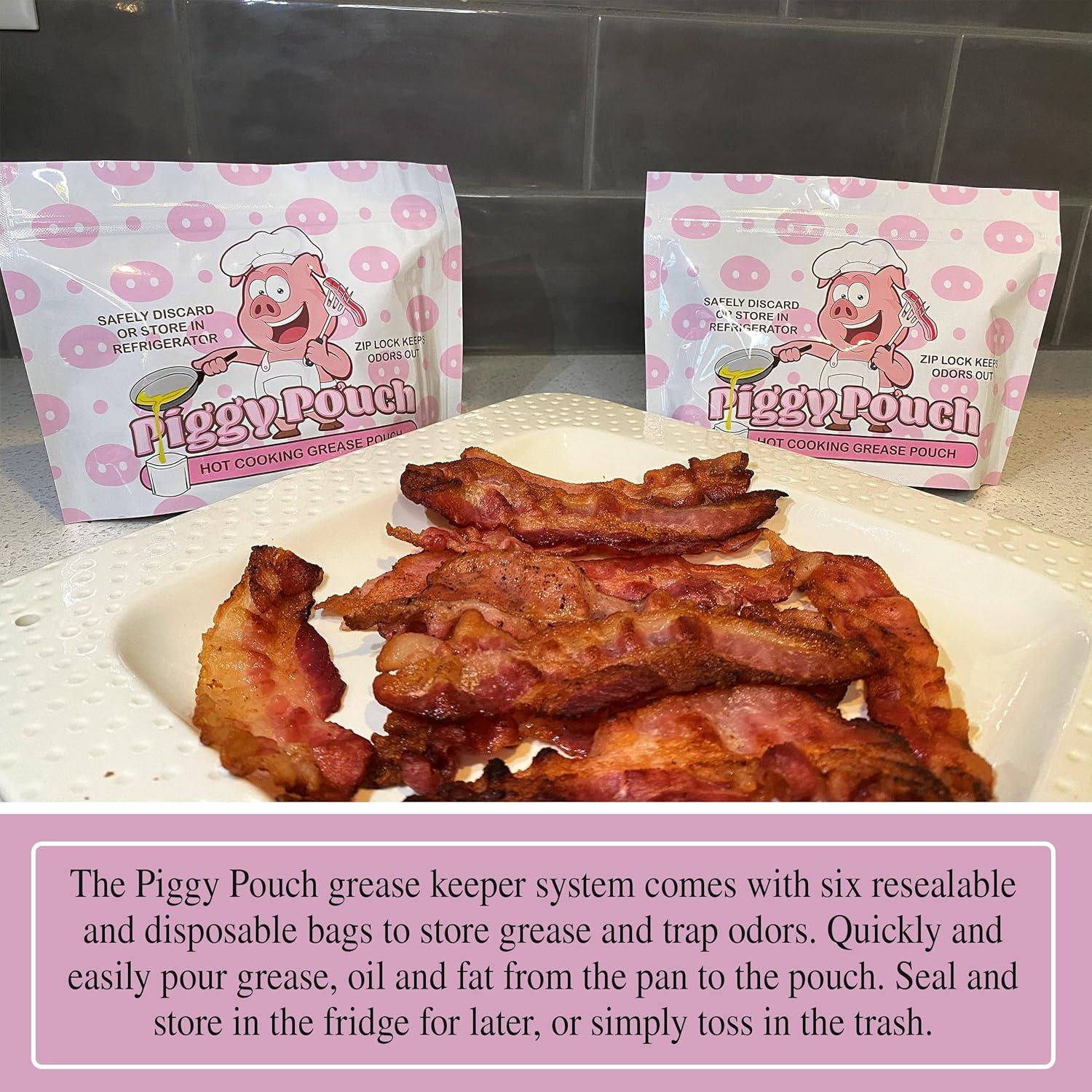 Contenedor de Grasa de Tocino Touch Up Cup, 340g, Paquete de 6