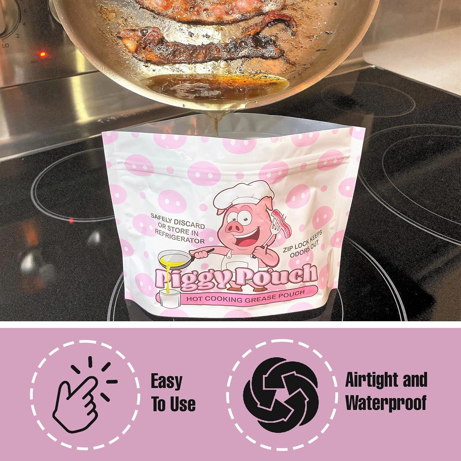 Contenedor de Grasa de Tocino Touch Up Cup, 340g, Paquete de 6