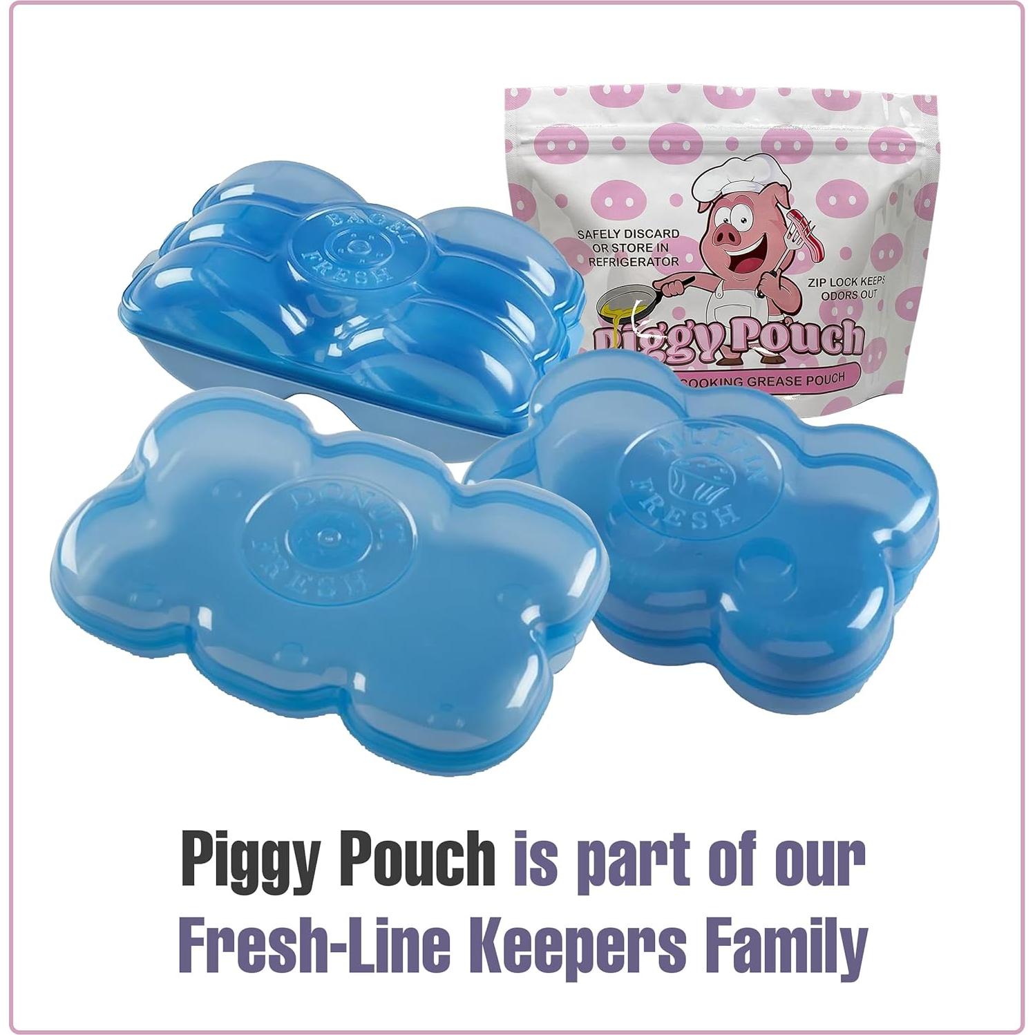 Contenedor de Grasa de Tocino Touch Up Cup, 340g, Paquete de 6