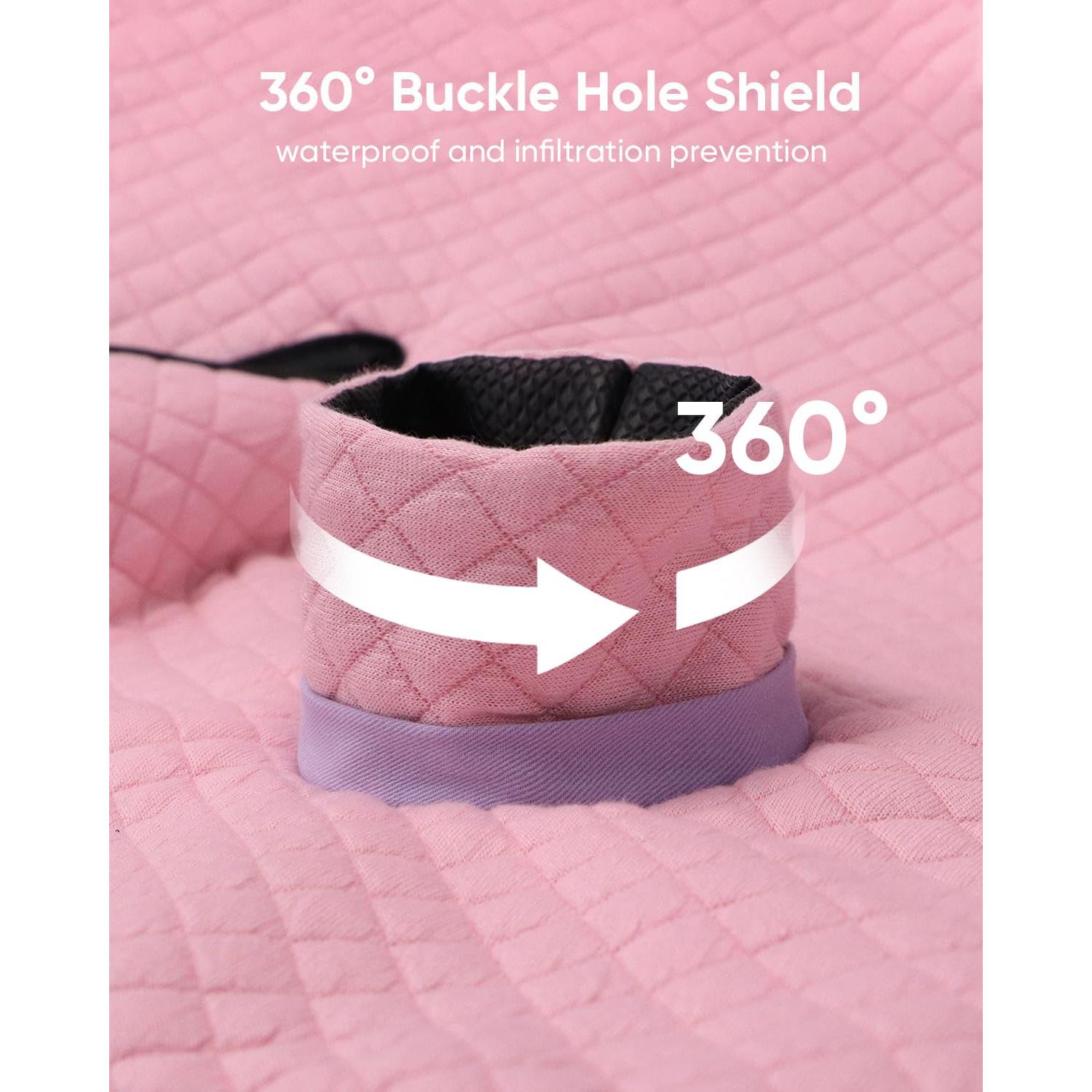 Protector de Asiento de Coche TinlyFinly Rosa 2 Paquete Impermeable