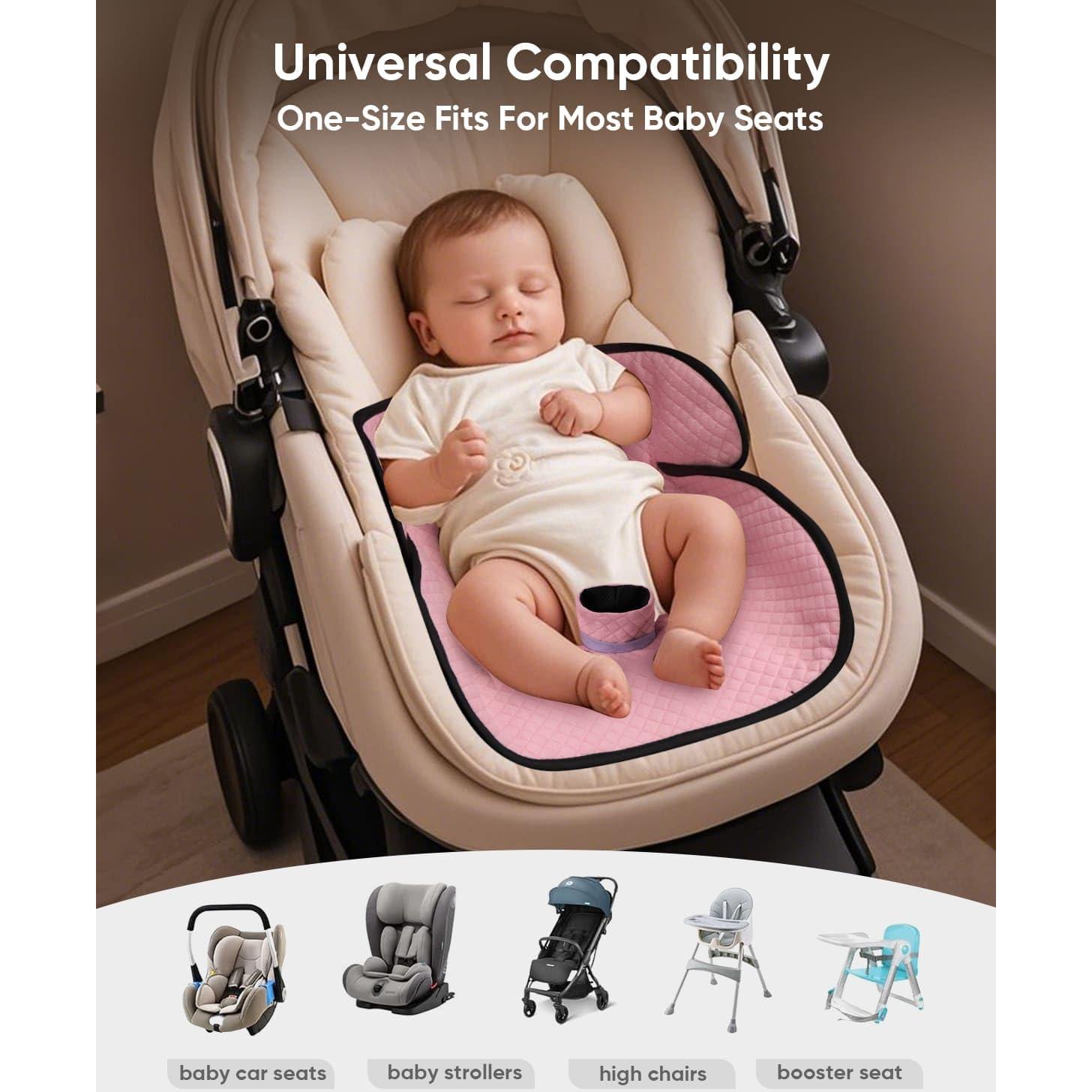 Protector de Asiento de Coche TinlyFinly Rosa 2 Paquete Impermeable