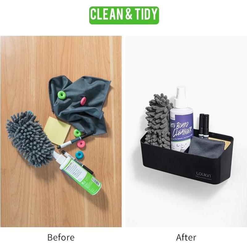 Soporte Magnético Loukin para Marcadores y Borradores - Negro