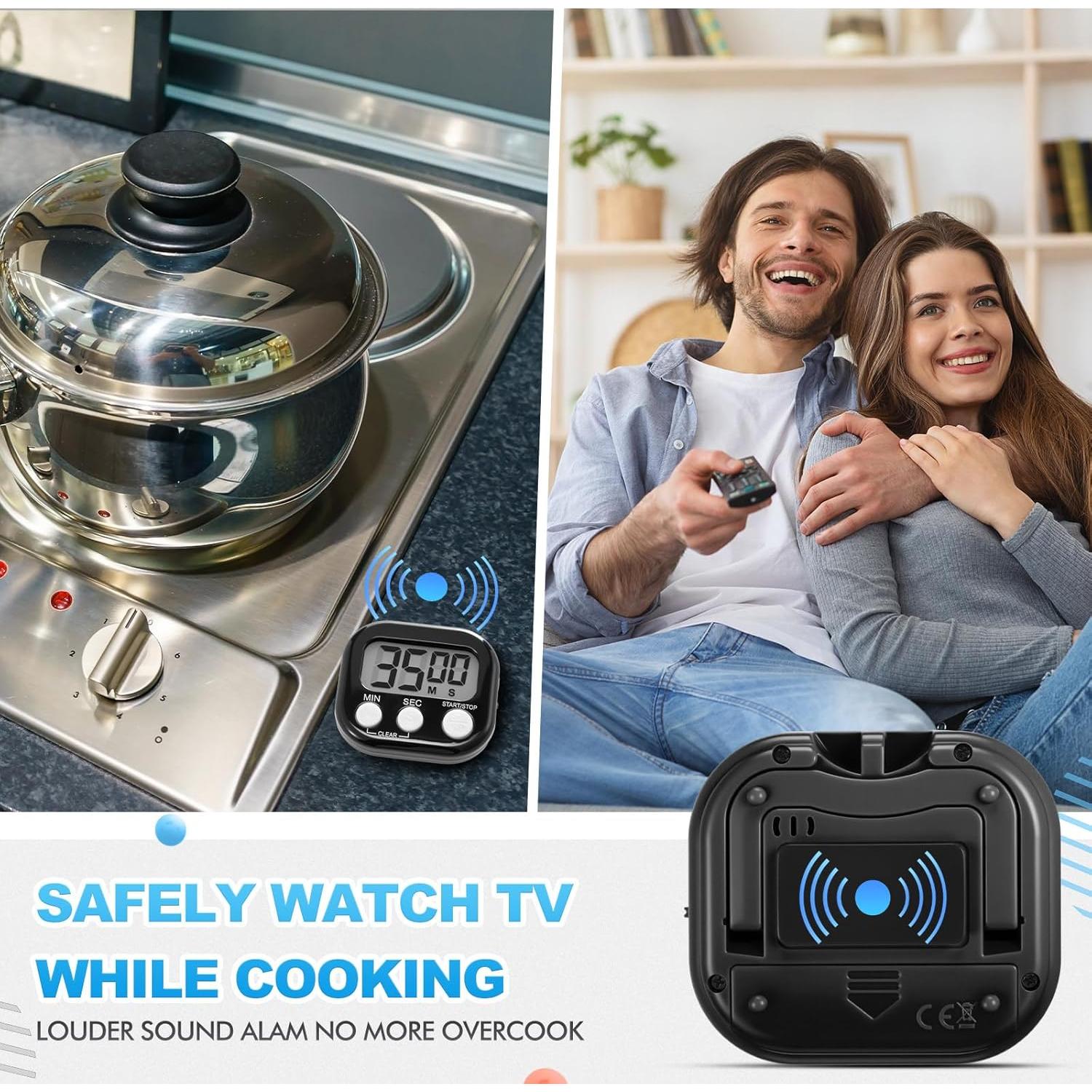 Temporizador Digital de Cocina Xuhal - 12 Piezas Magnéticos