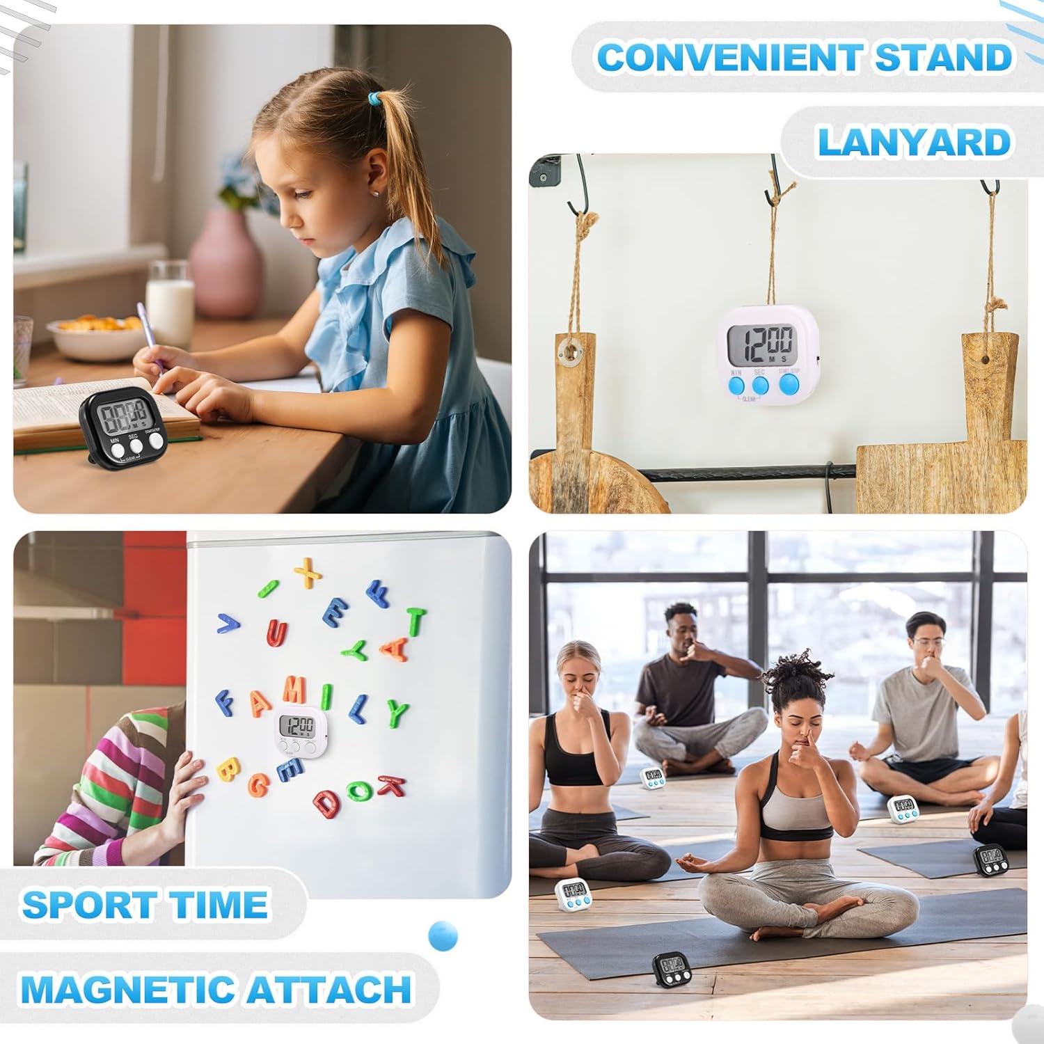 Temporizador Digital de Cocina Xuhal - 12 Piezas Magnéticos