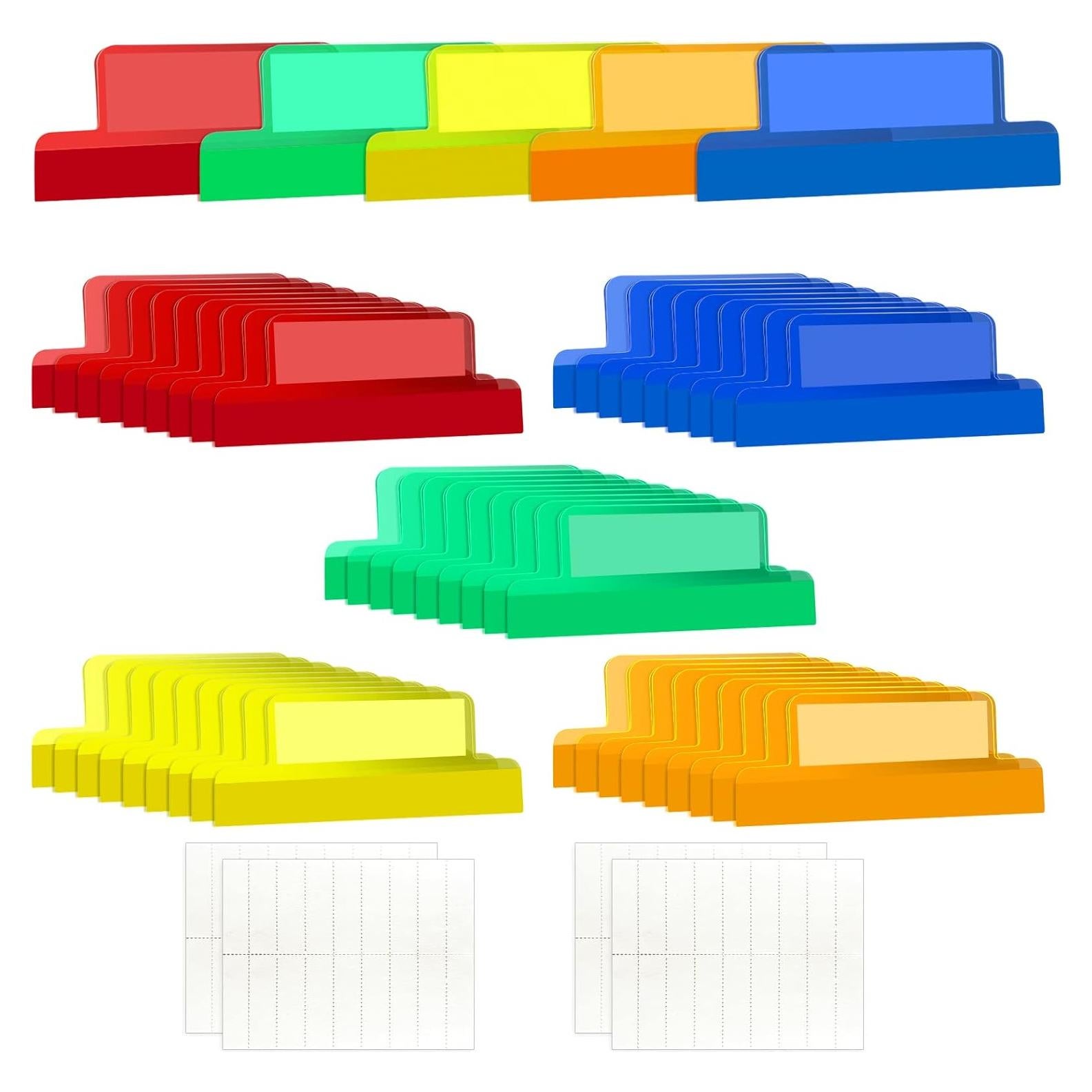 Pestañas Autoadhesivas Gueevin 5.08 cm Transparentes 50 Pzas