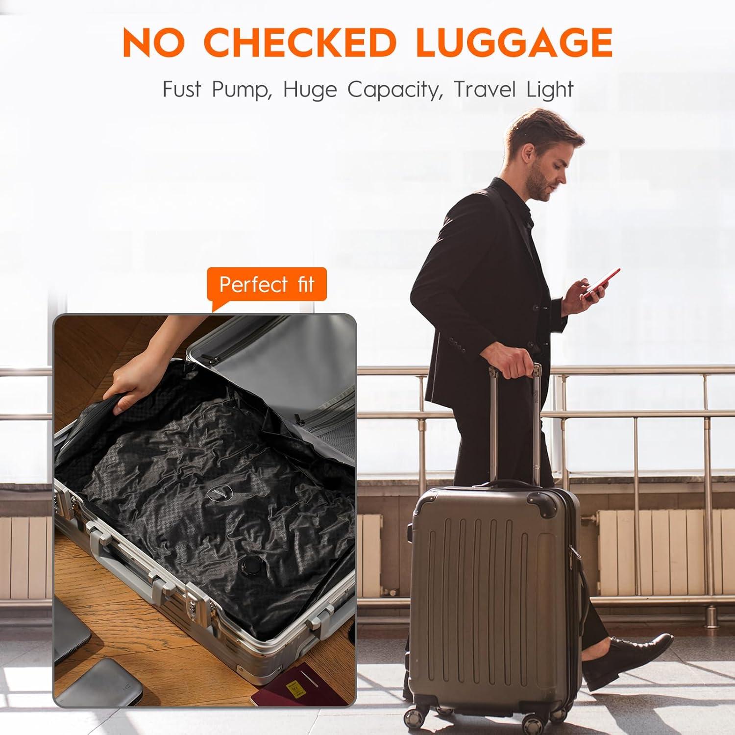 Bolsas de Compresión al Vacío YoYovac con Bomba Inalámbrica