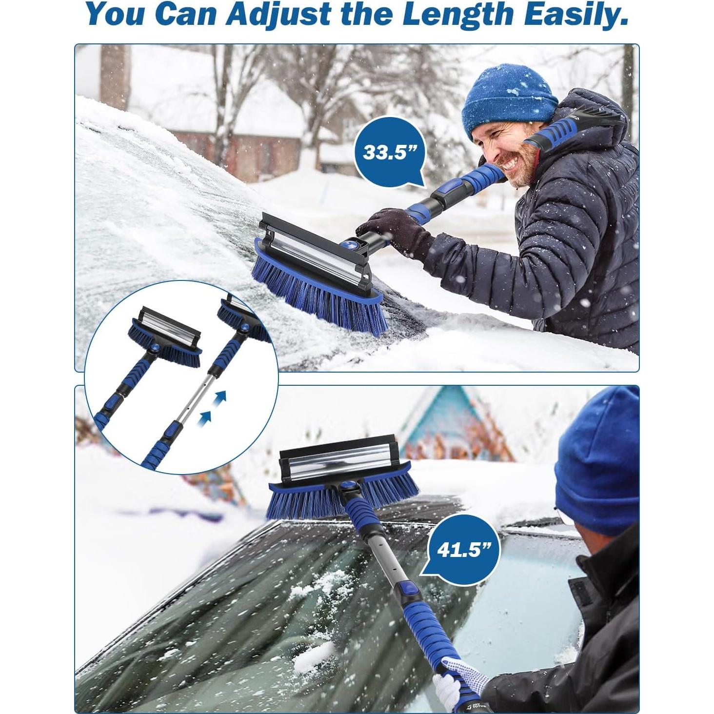 Cepillo de Nieve Telescópico JOYTUTUS 105 cm Azul