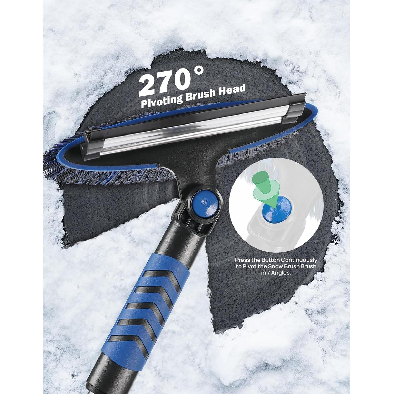 Cepillo de Nieve Telescópico JOYTUTUS 105 cm Azul