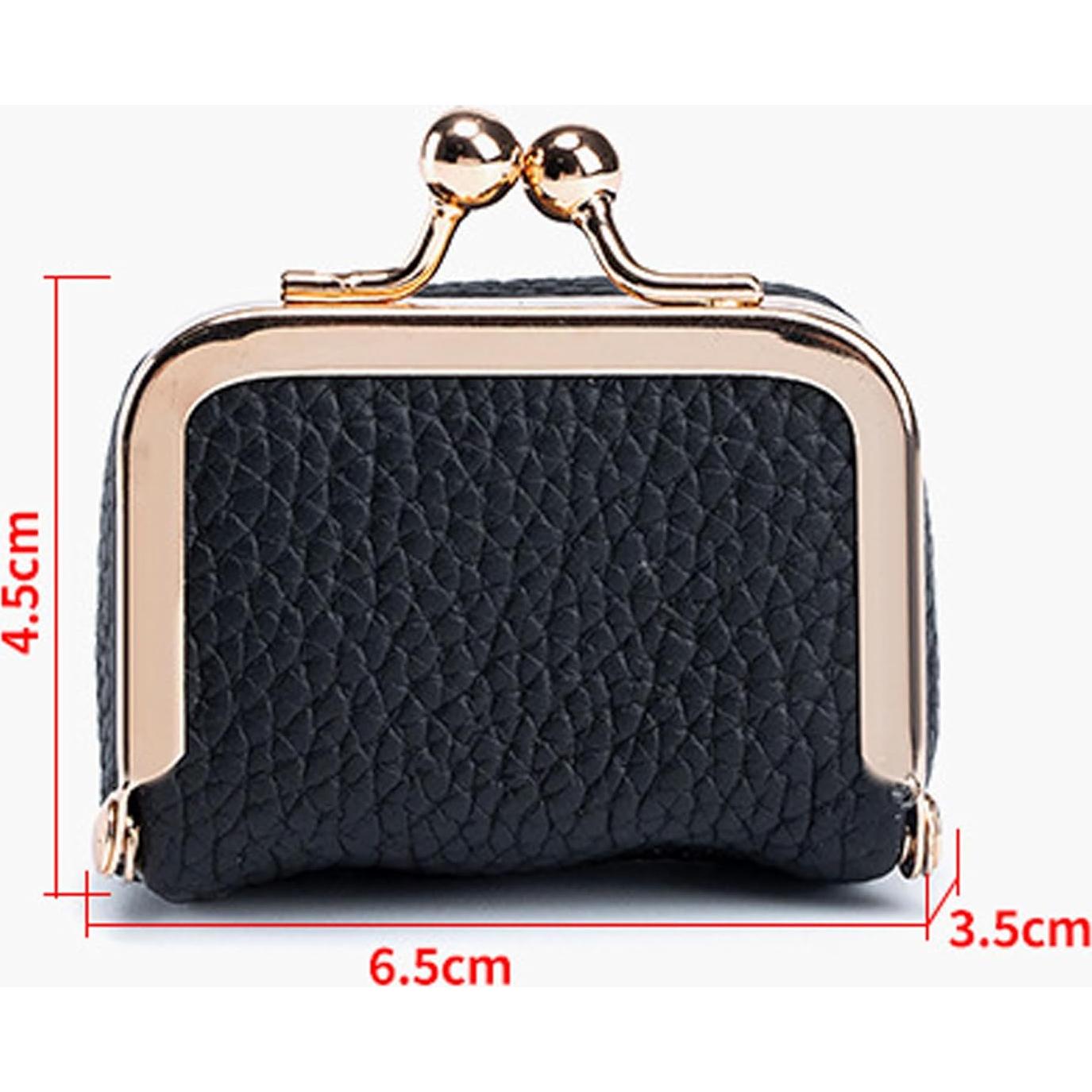 Caja de Joyería de Viaje Worzwin de Cuero Genuino Negra