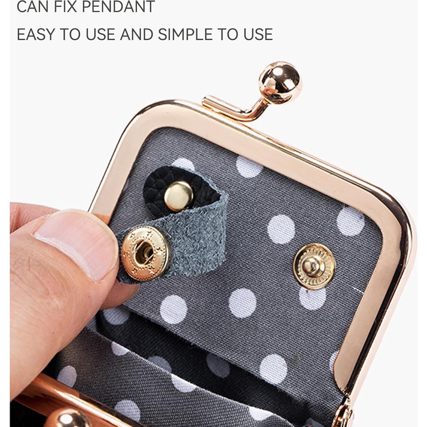 Caja de Joyería de Viaje Worzwin de Cuero Genuino Negra