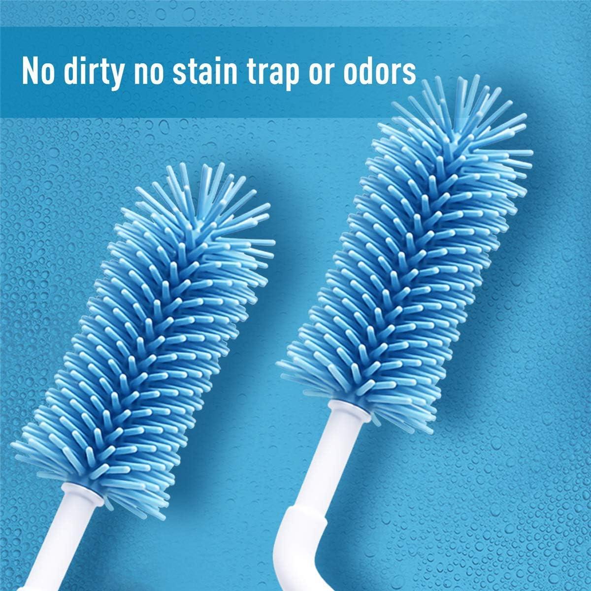 Juego de Cepillos de Silicona Oligey para Limpieza de Biberones