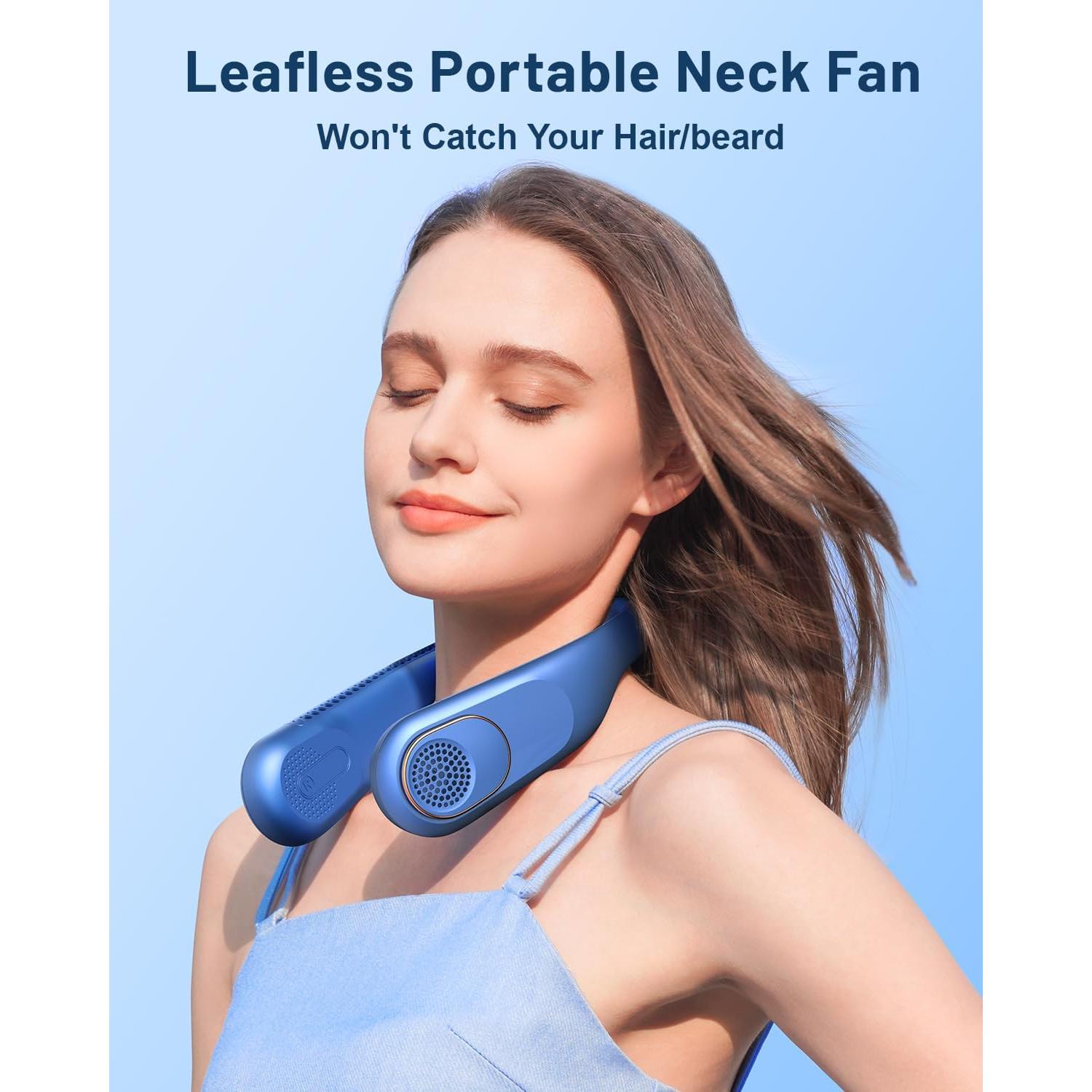 Ventilador de Cuello Portátil SWEETFULL 360° Recargable USB