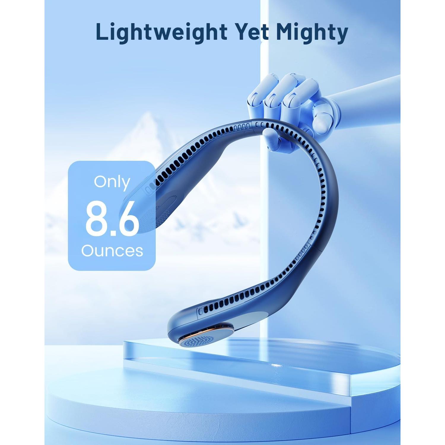 Ventilador de Cuello Portátil SWEETFULL 360° Recargable USB