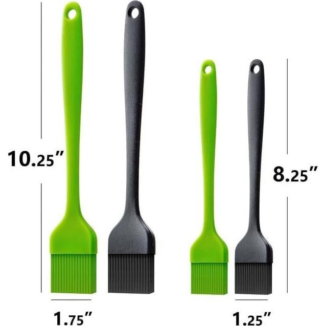 Brocha de Silicona Ortaco 4 Paquete para Hornear y Cocinar