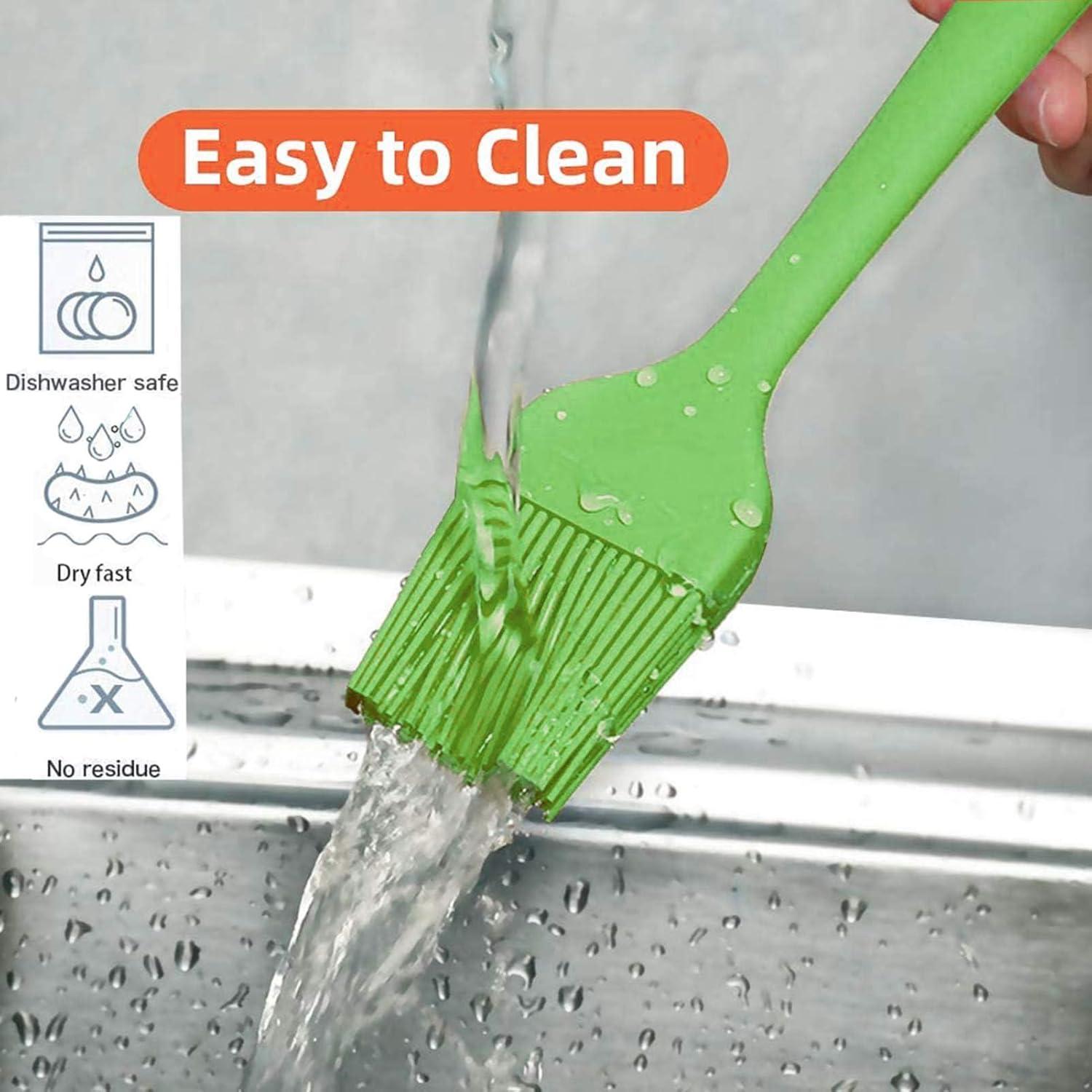 Brocha de Silicona Ortaco 4 Paquete para Hornear y Cocinar