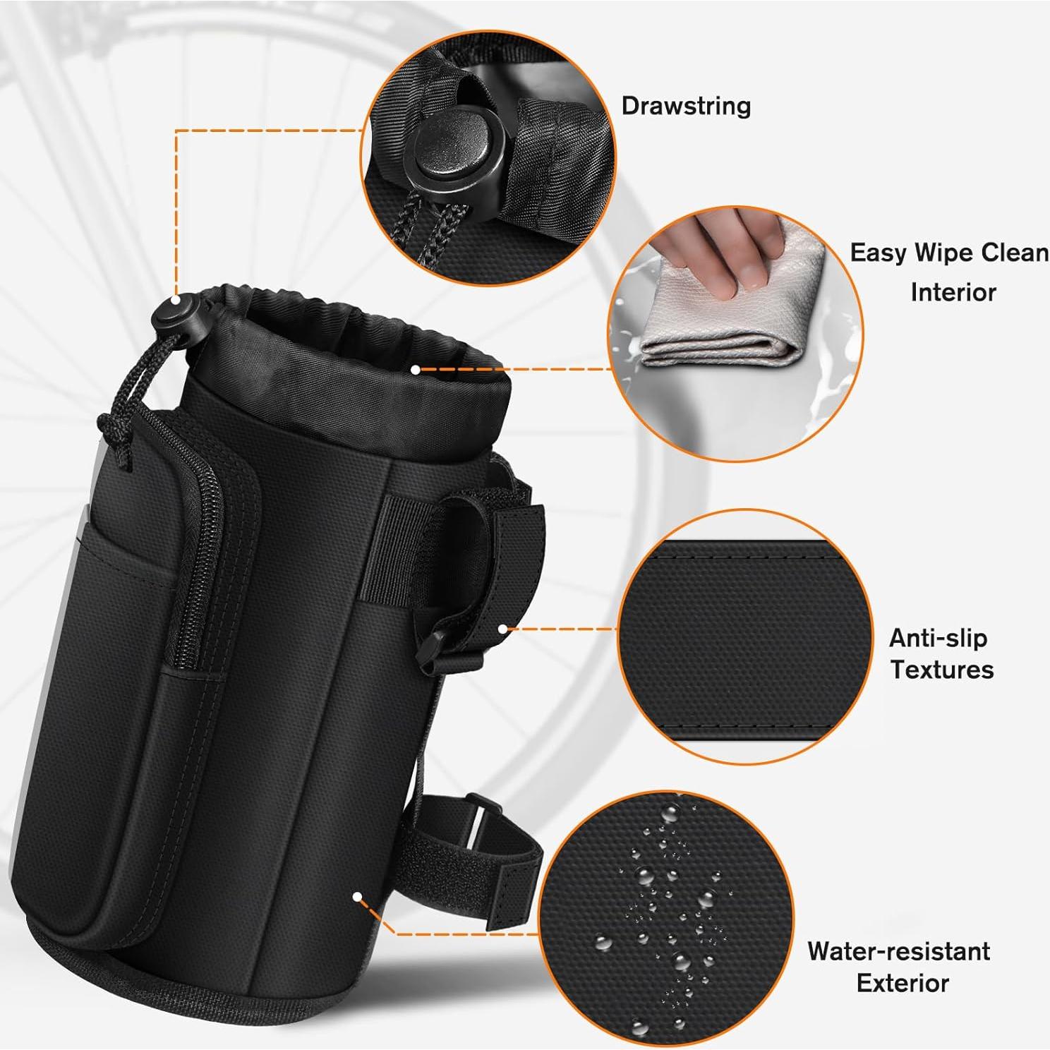 Soporte para Taza FINPAC GCAB Universal para Bicicleta - Negro