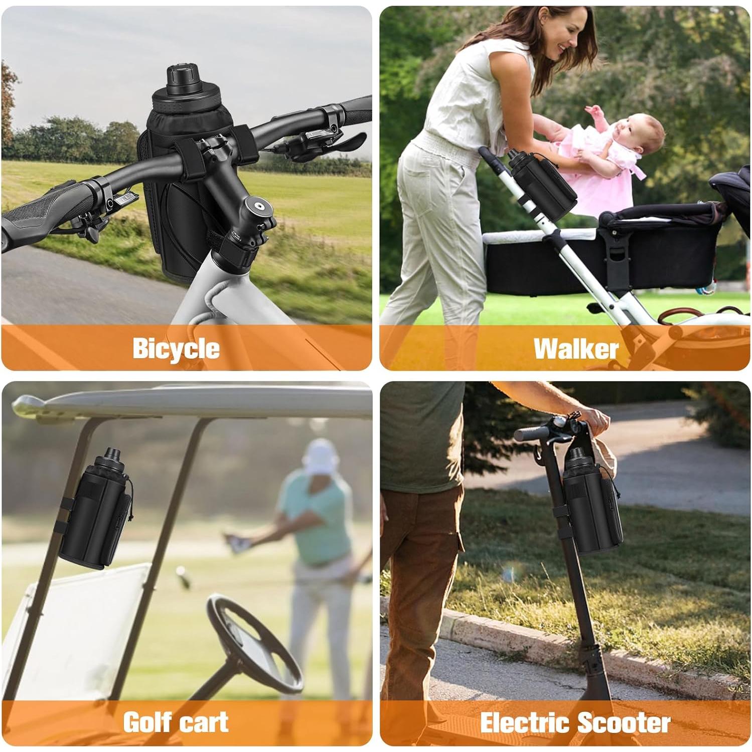Soporte para Taza FINPAC GCAB Universal para Bicicleta - Negro