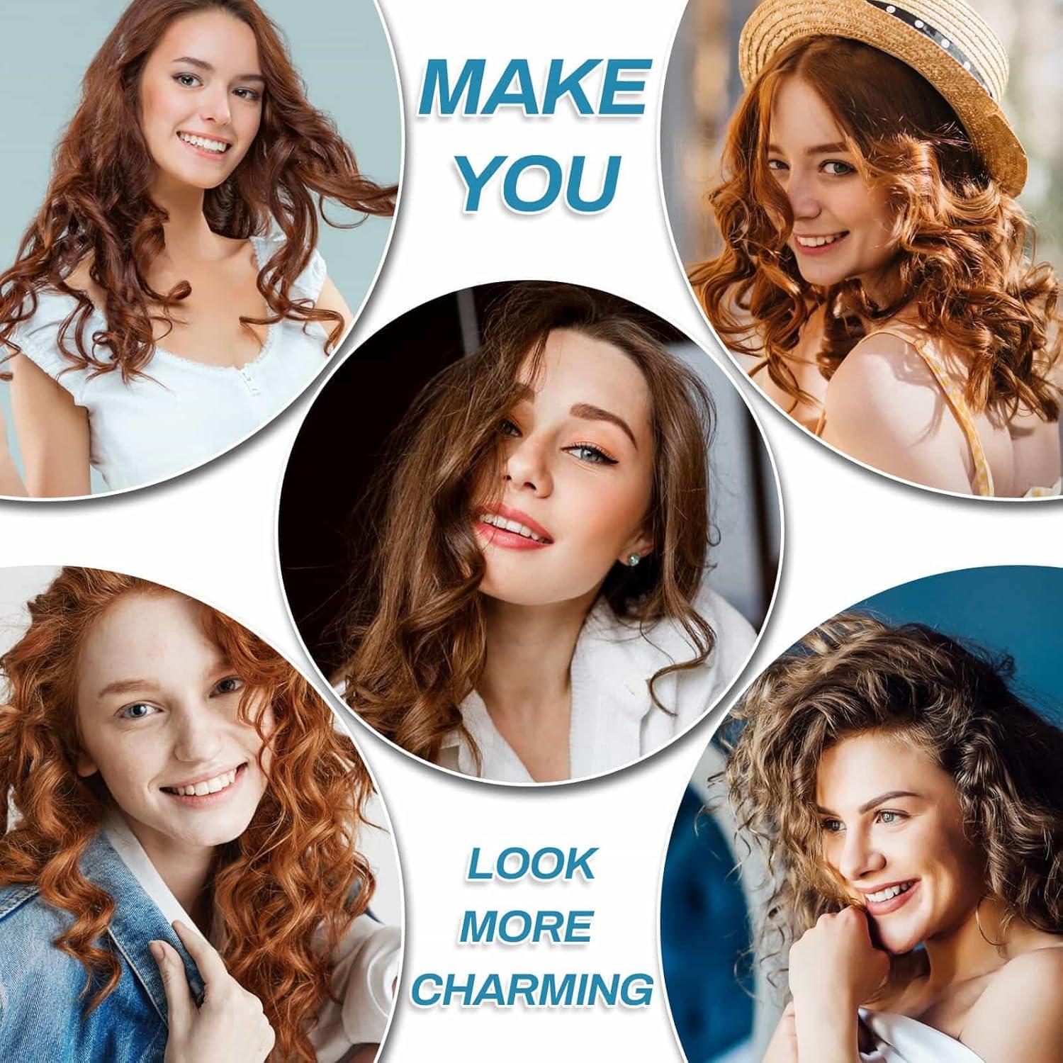 Juego de Rulos para Cabello Audab 56 Piezas con Clips y Bolsa