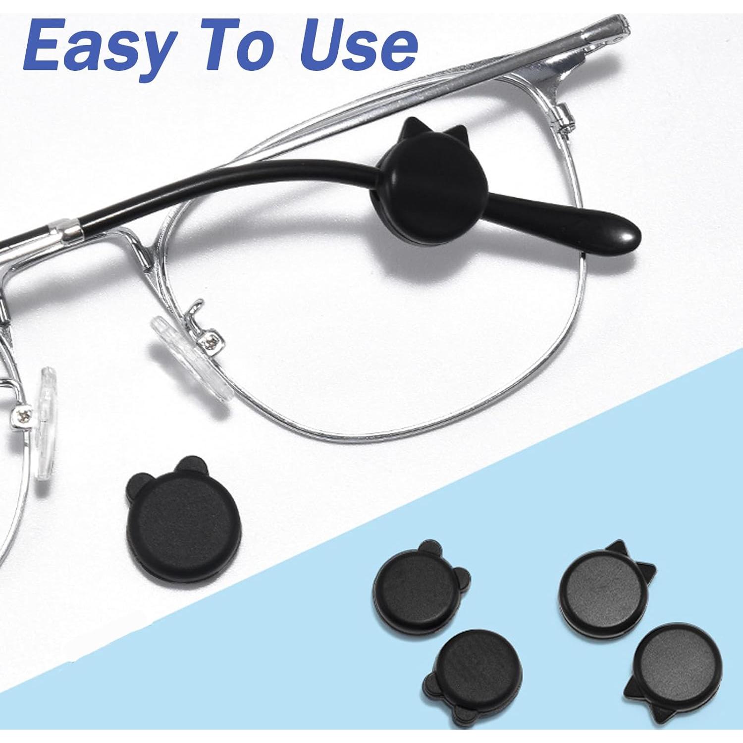 Ganchos Antideslizantes de Silicona para Gafas - 10 Pares