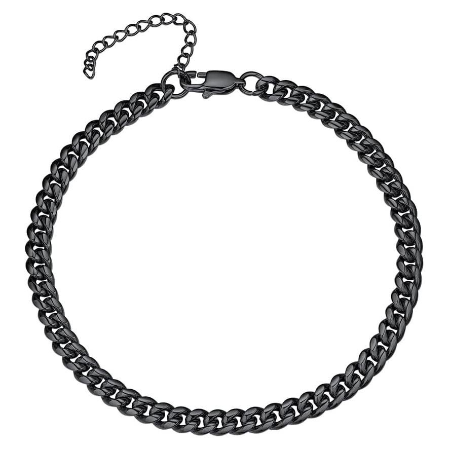 Pulsera de tobillo hipoalergénica Prosteel de acero inoxidable 22-27 cm