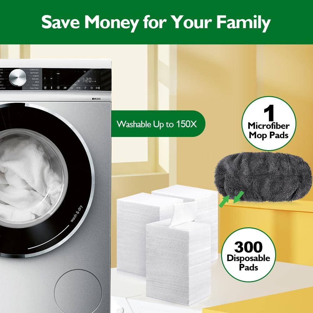 Paños de Microfibra Reutilizables HOMEXCEL para Swiffer - 4 Unidades