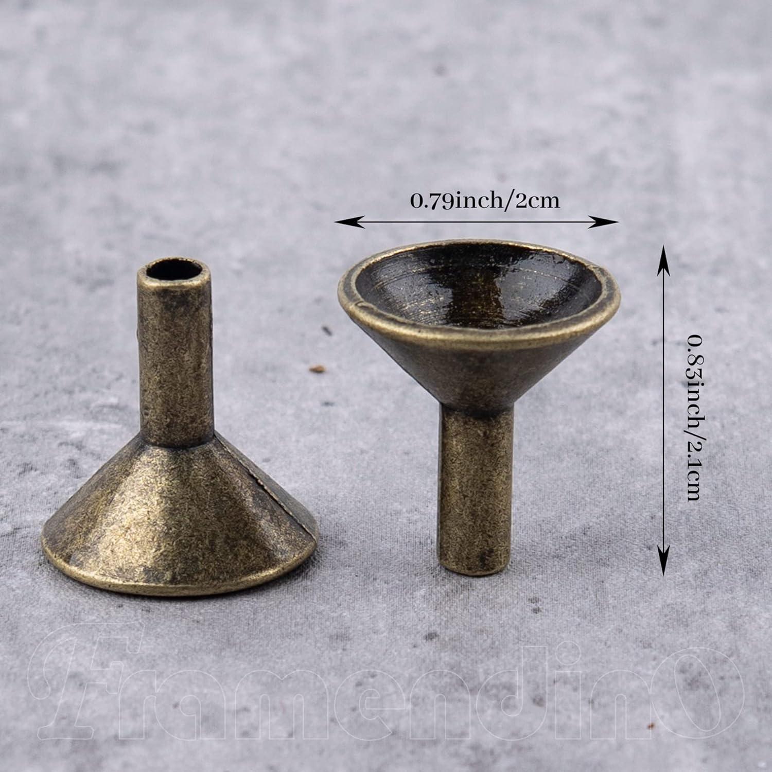 Soportes de Incienso Retro Framendino - 6 Piezas de Metal