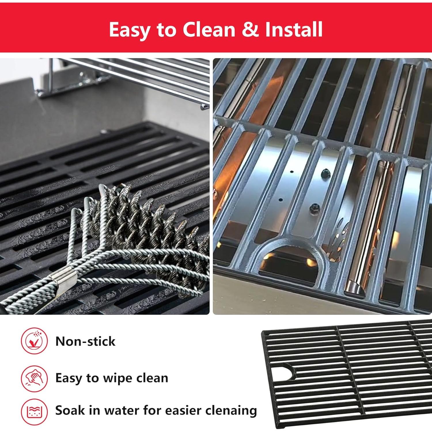 Repuestos Parrilla Hierro Fundido 43 cm FlameDuty Paquete 2