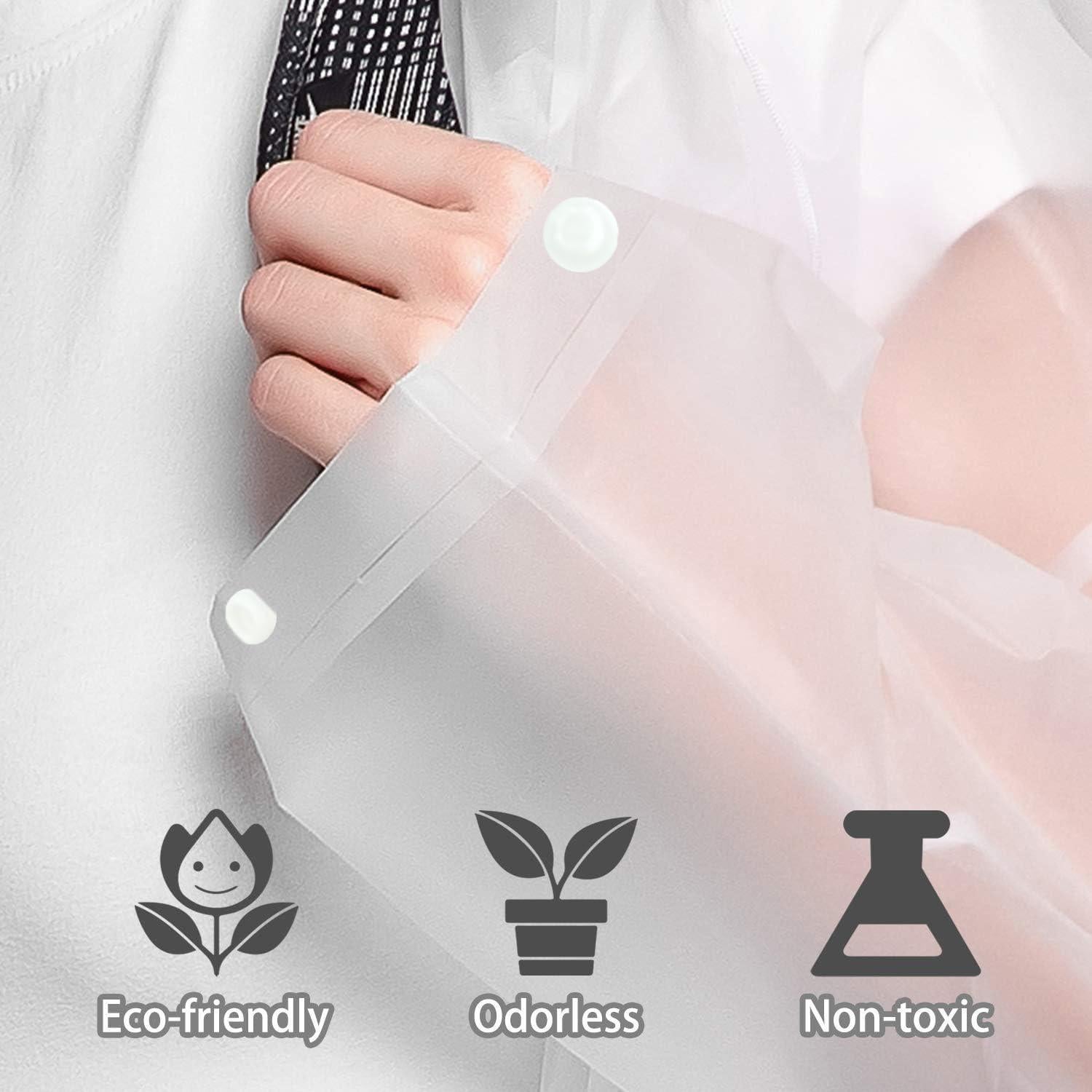 Ponchos de Lluvia Reutilizables UPSEN para Adultos - 2 Paquetes