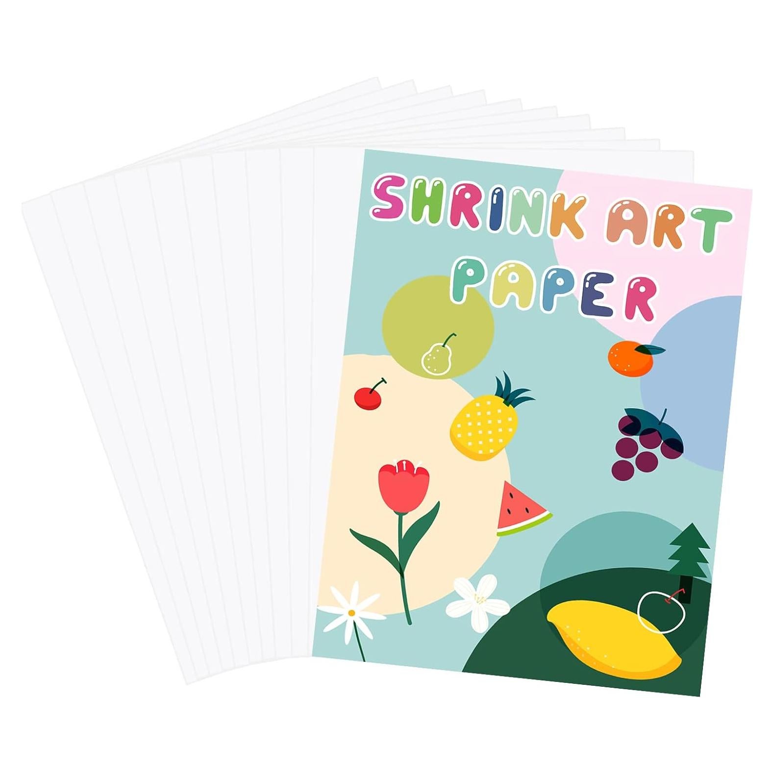 Benvo 10 Hojas de Plástico Termocontraíble A5 para Manualidades