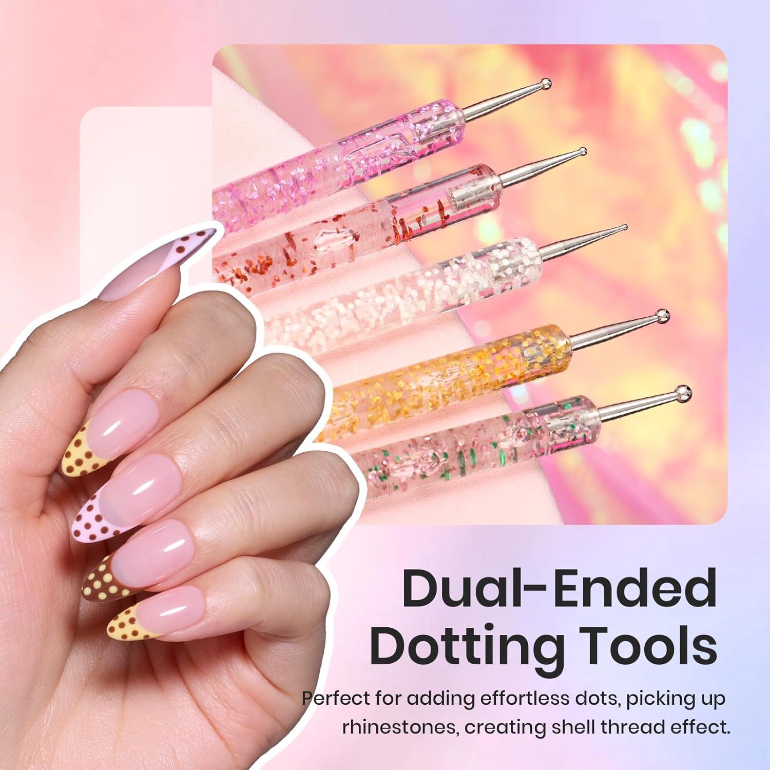 Set de Pinceles de Arte de Uñas Beetles 31pcs con Soporte