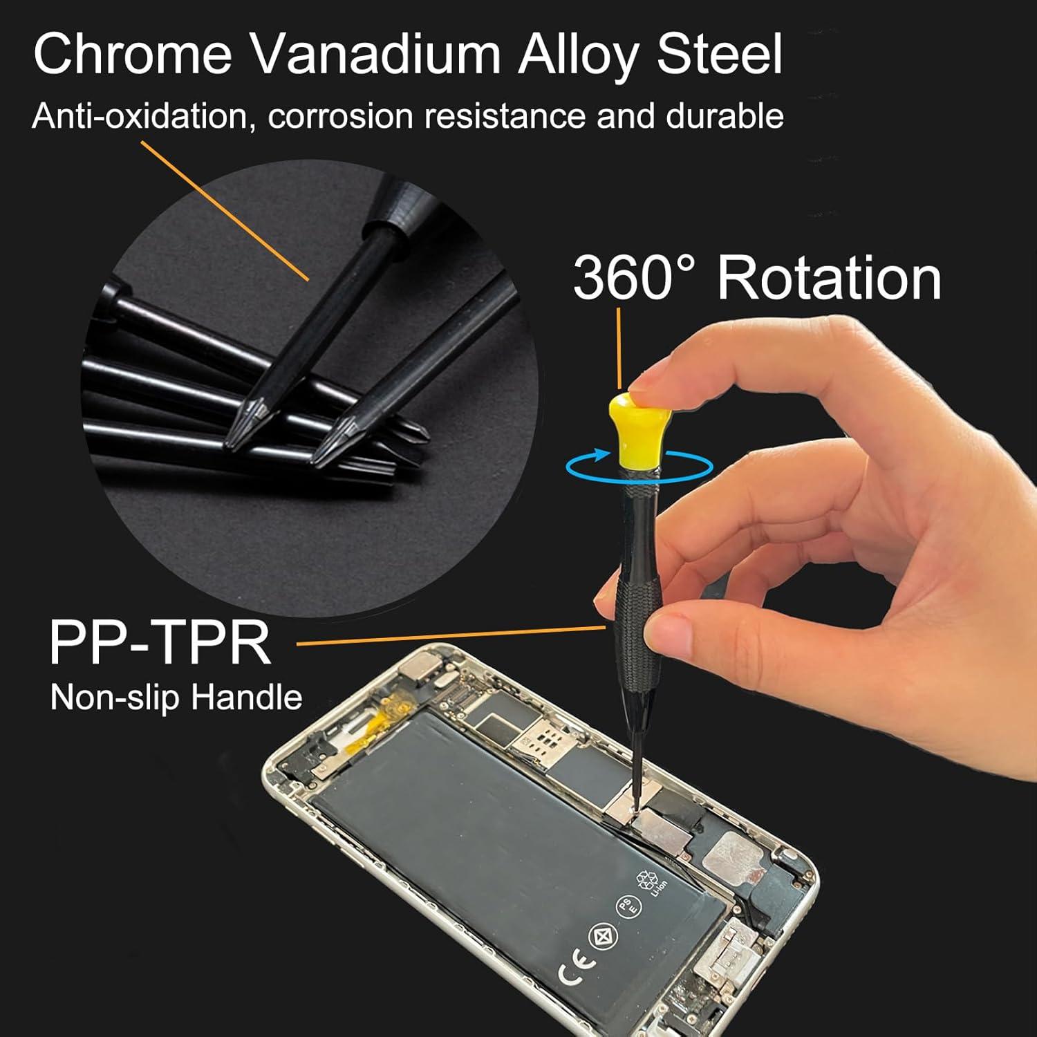 Juego de Destornilladores de Precisión 8 Piezas Lengnoyp