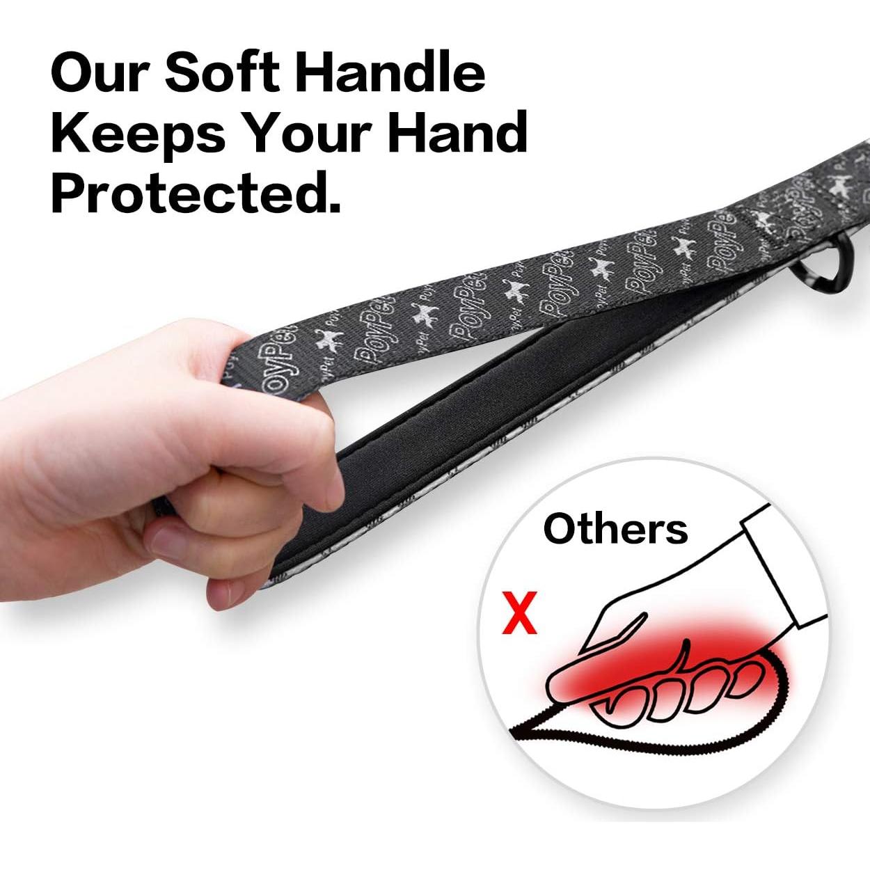 Correa para Perro PoyPet 1.52m con Mango Acolchado Cuadrícula