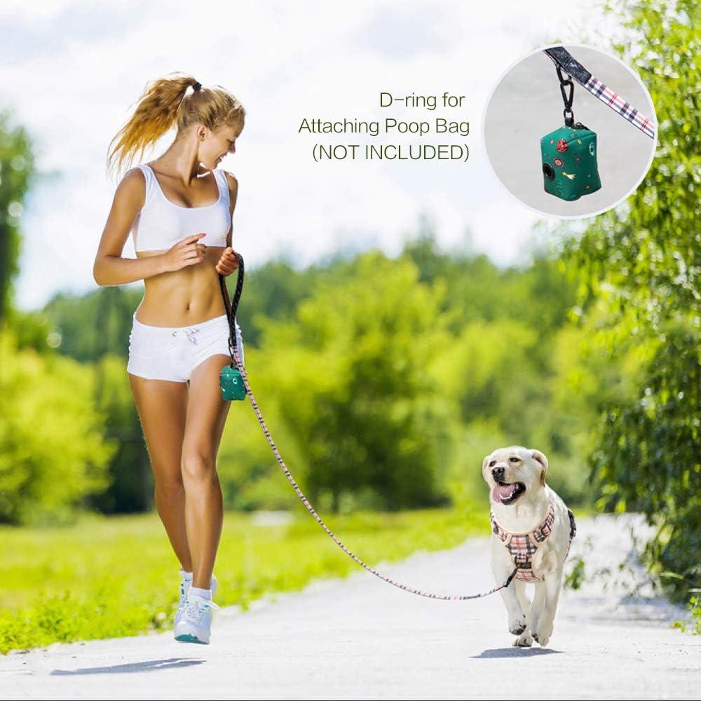 Correa para Perro PoyPet 1.52m con Mango Acolchado Beige Cuadros