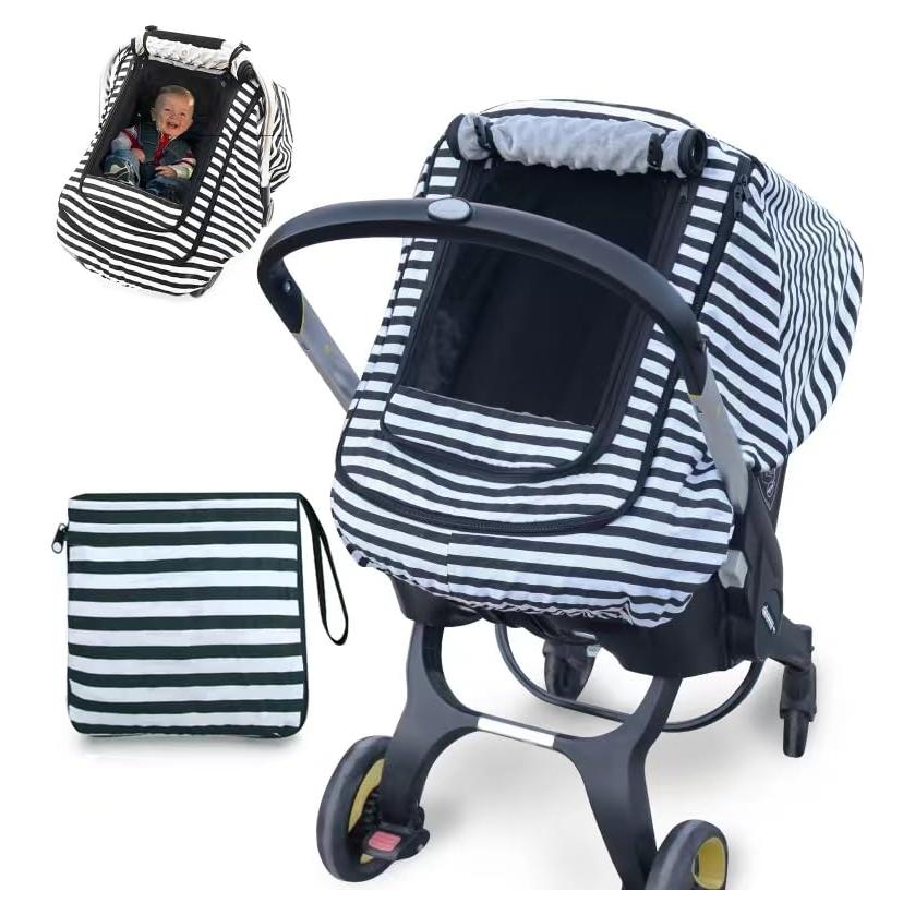Funda de Asiento de Coche para Bebés - Protección Solar y Viento