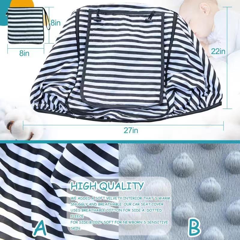 Funda de Asiento de Coche para Bebés - Protección Solar y Viento