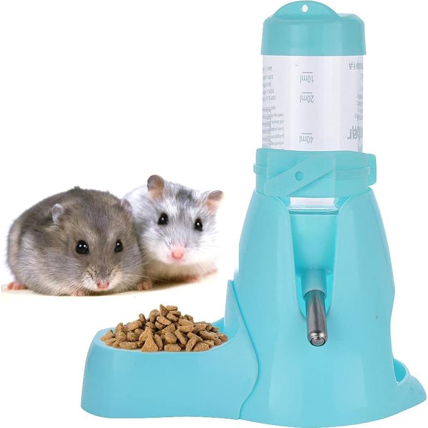 Botella de Agua Automática para Hámster Guardians 80ml Azul