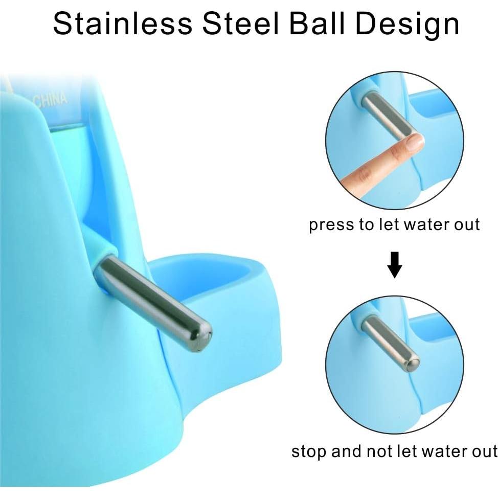 Botella de Agua Automática para Hámster Guardians 80ml Azul