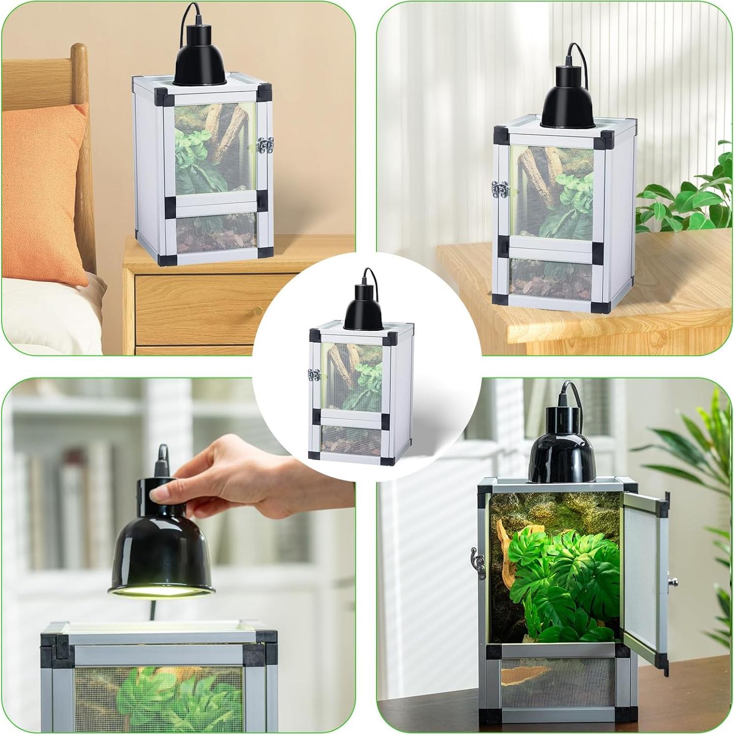 Jaula Vertical para Reptiles ToxiRium 20.32x20.32x30.48cm