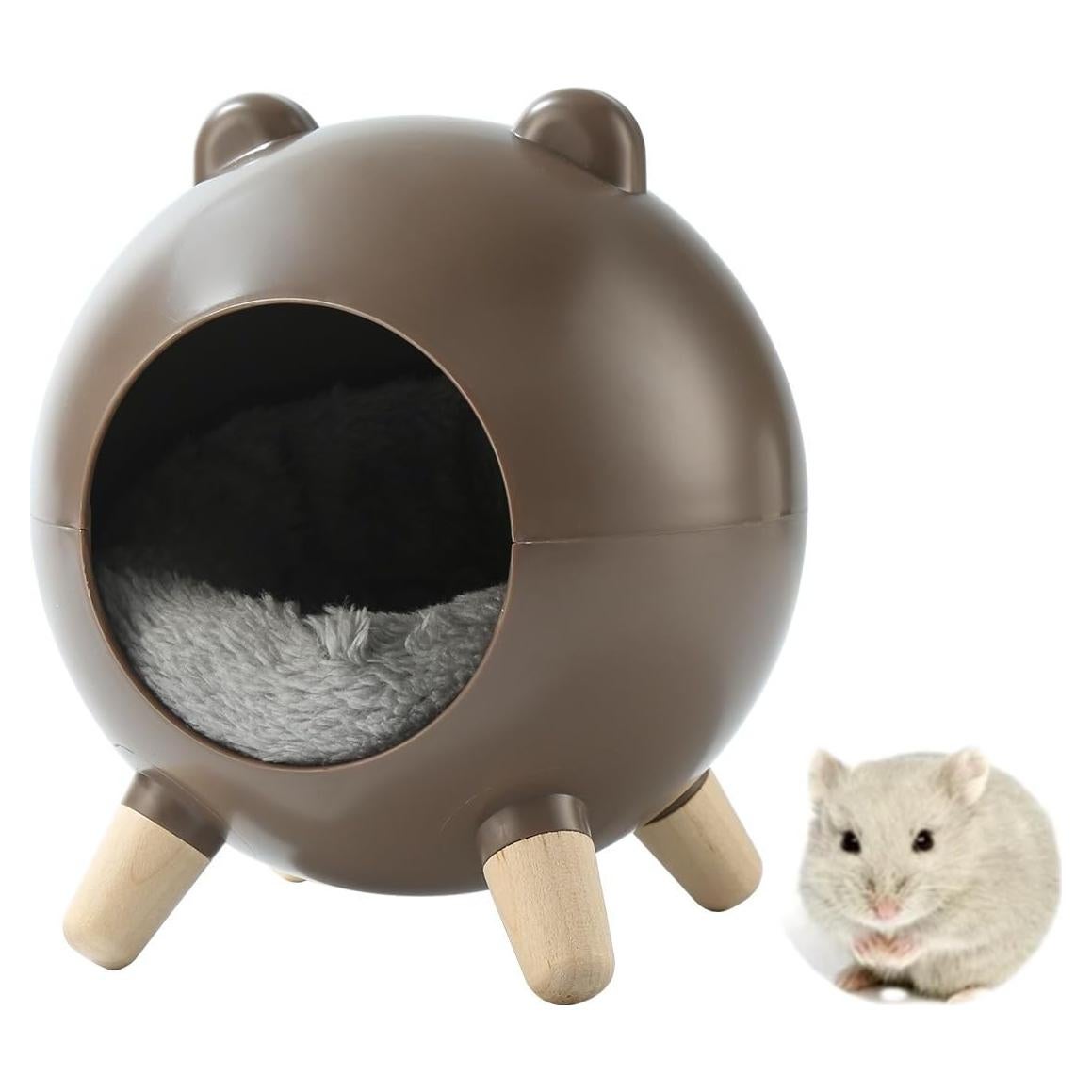 Escondite para Hámster TUTU&LELE Nido Espacial Marrón