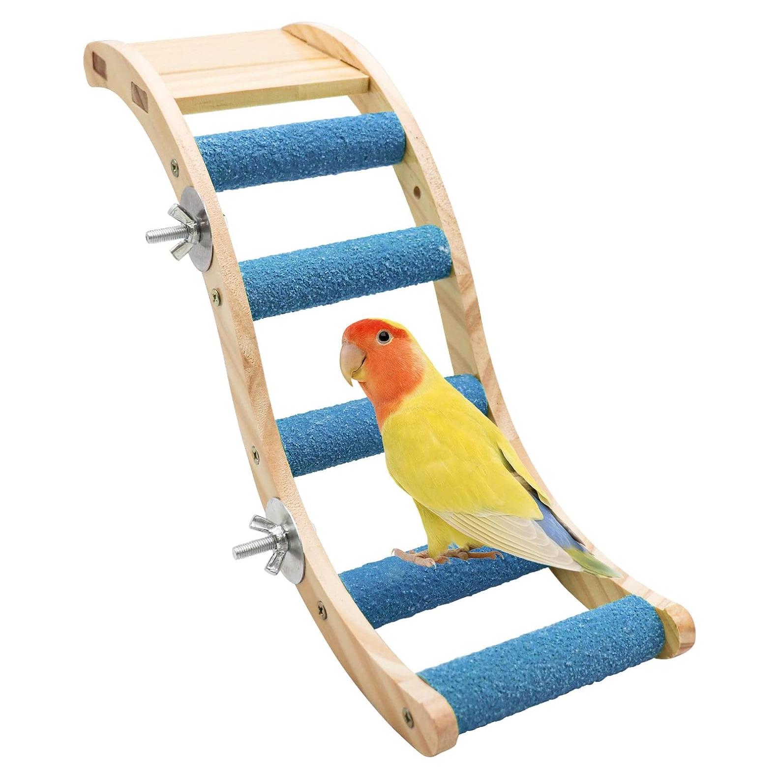 Puente de Escalera para Aves Dnoifne 33x20cm Multiusos