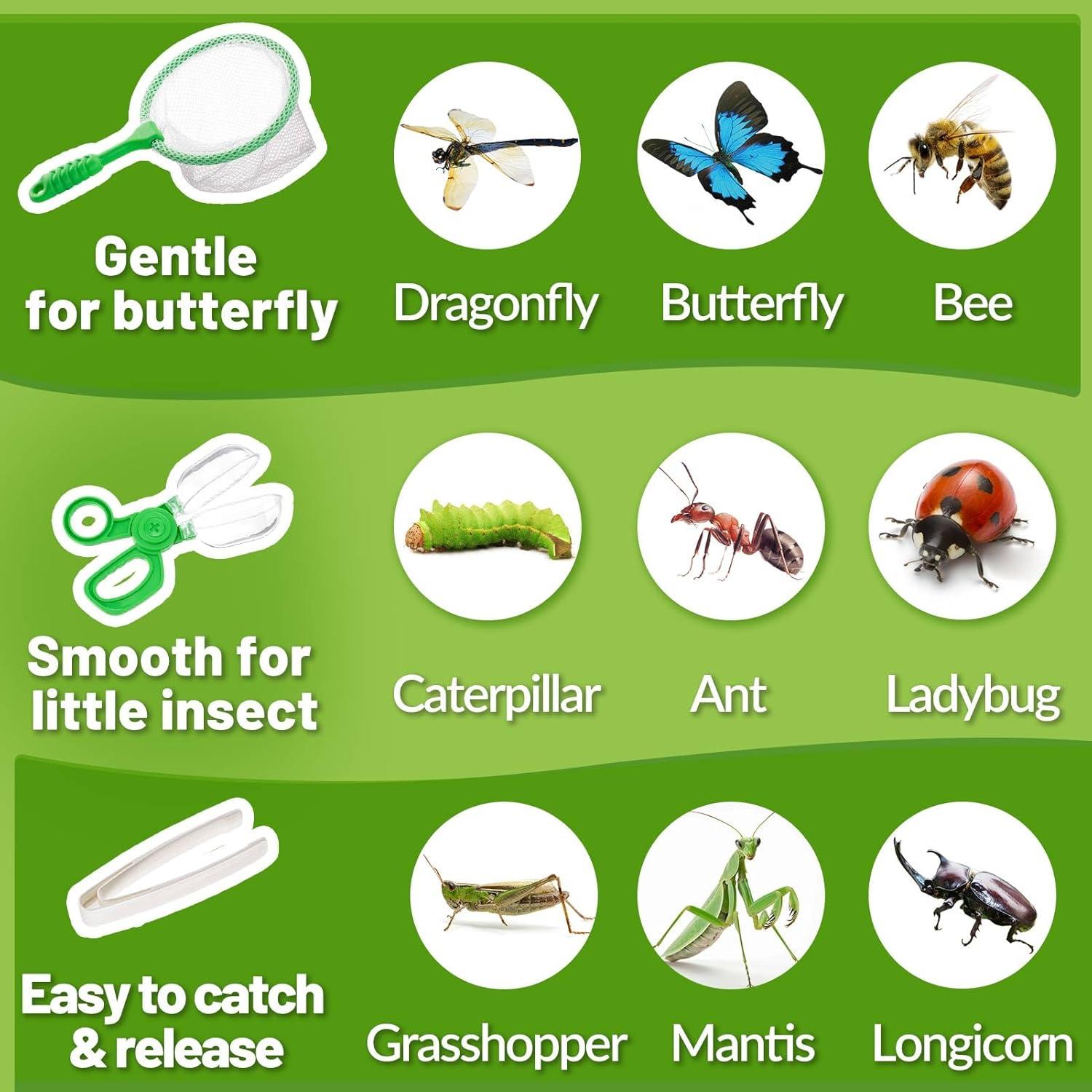 Set de Captura de Insectos Biggun - 2 Juegos para Niños 3-10 Años