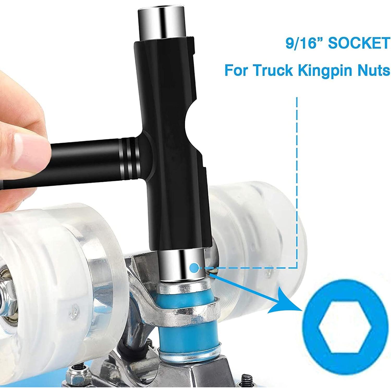 Kit de Herramientas para Skate FYANER con 10 Piezas y Rodamientos