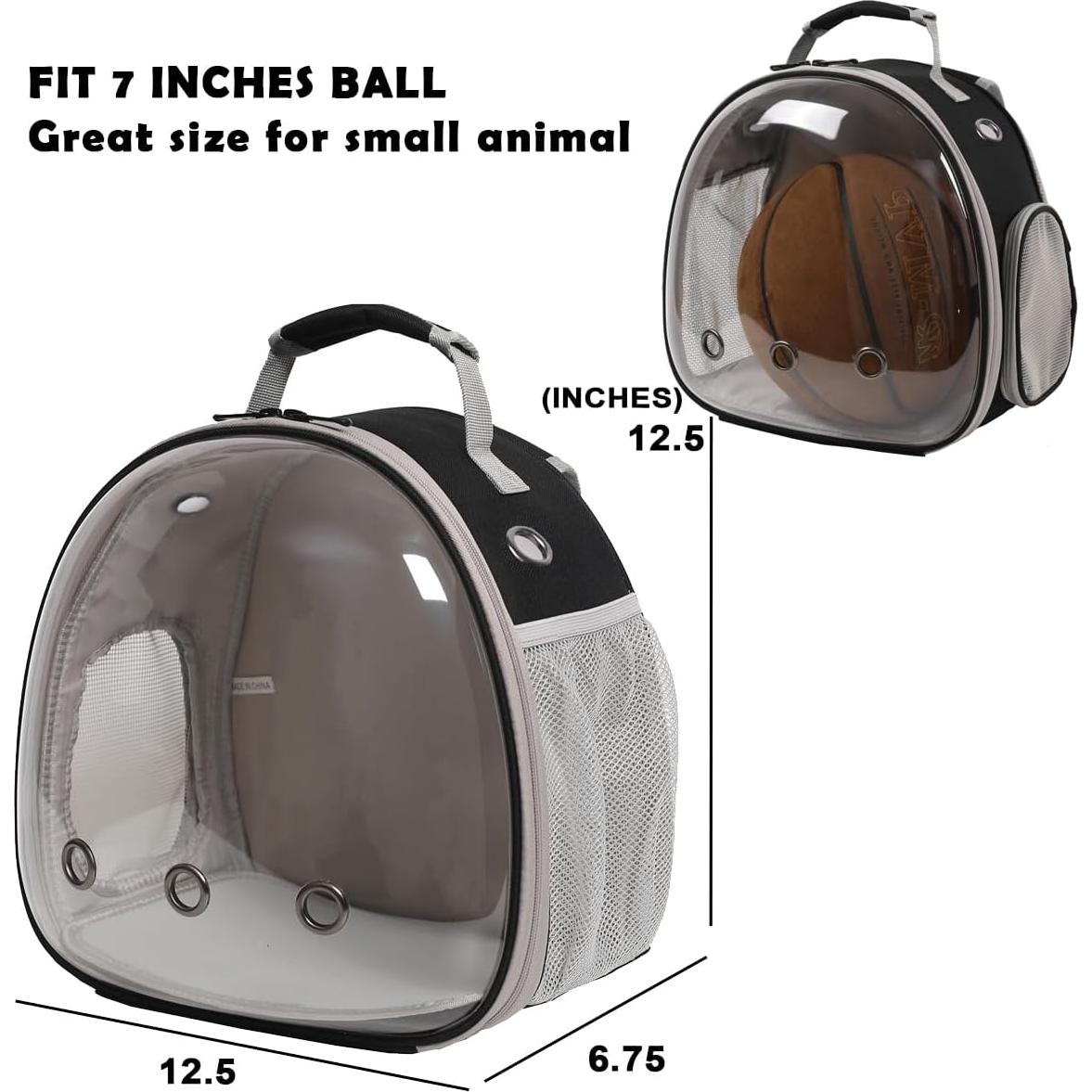 Mochila Transportadora para Cobayas WEVONIGU con Ventana Burbuja