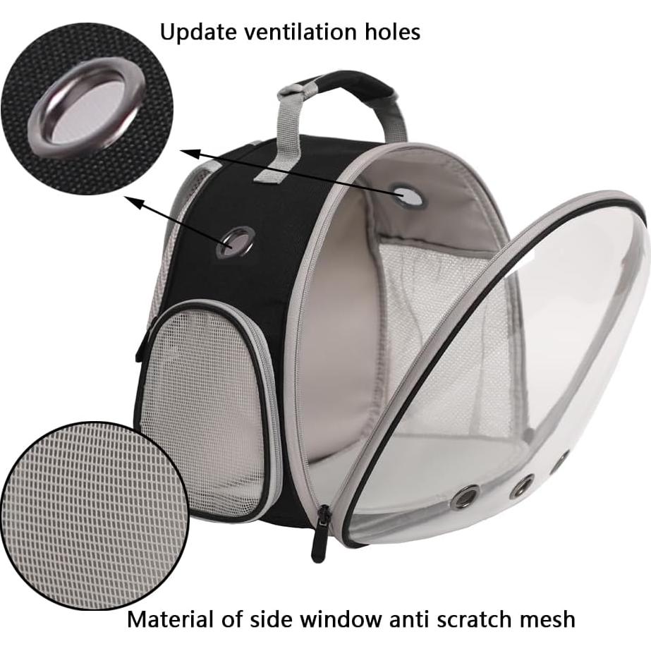 Mochila Transportadora para Cobayas WEVONIGU con Ventana Burbuja