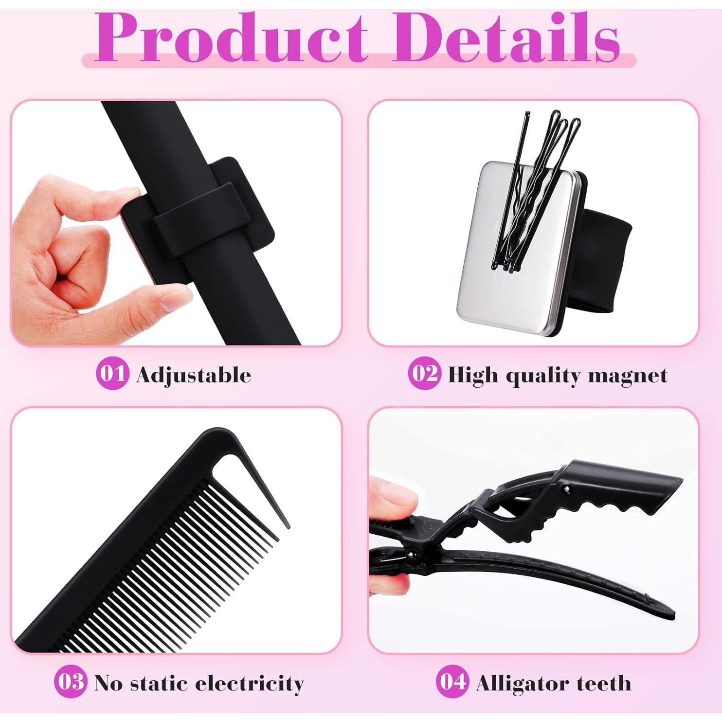 Kit de Herramientas para Trenzado de Cabello Nuenen - 7 Piezas