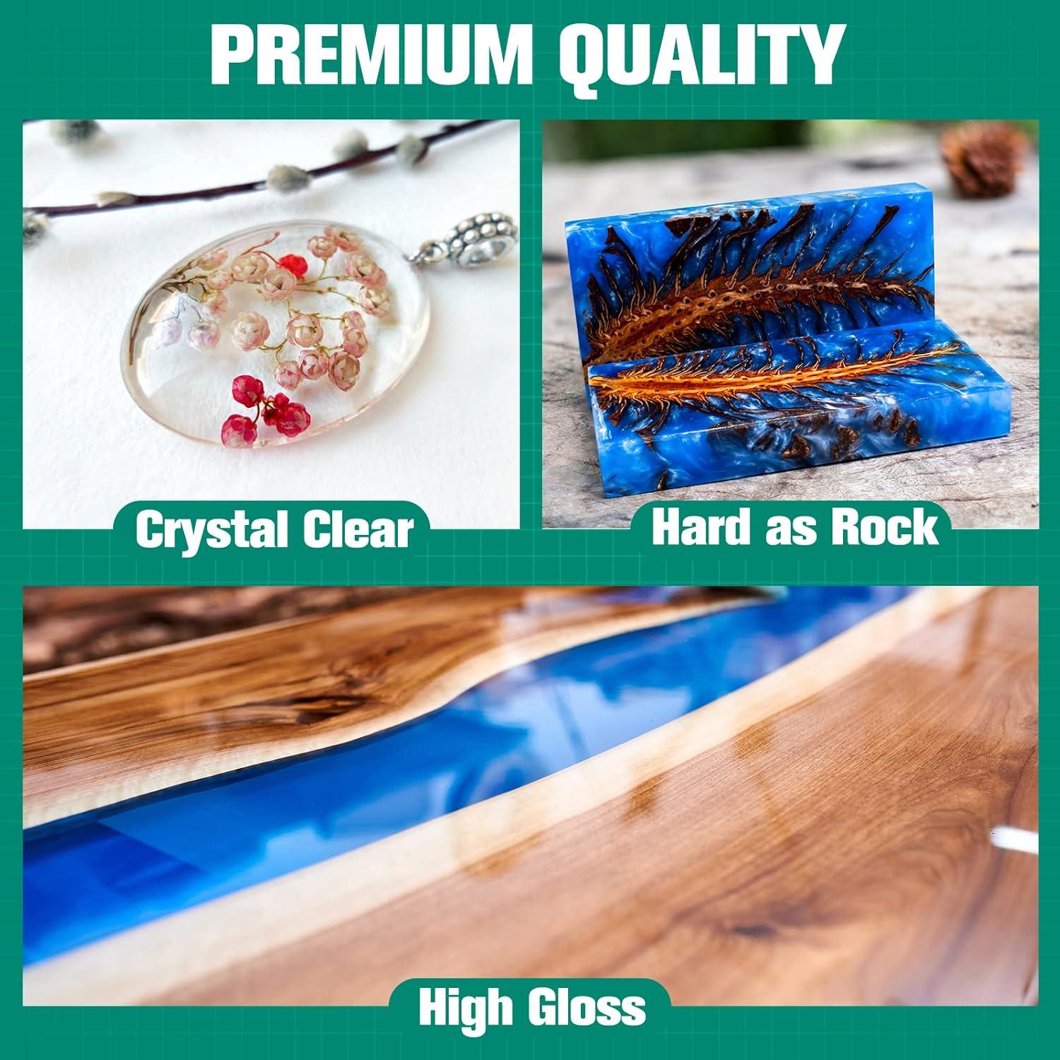 Resina Epóxica Cristalina Teexpert 1 Galón Kit No Tóxica